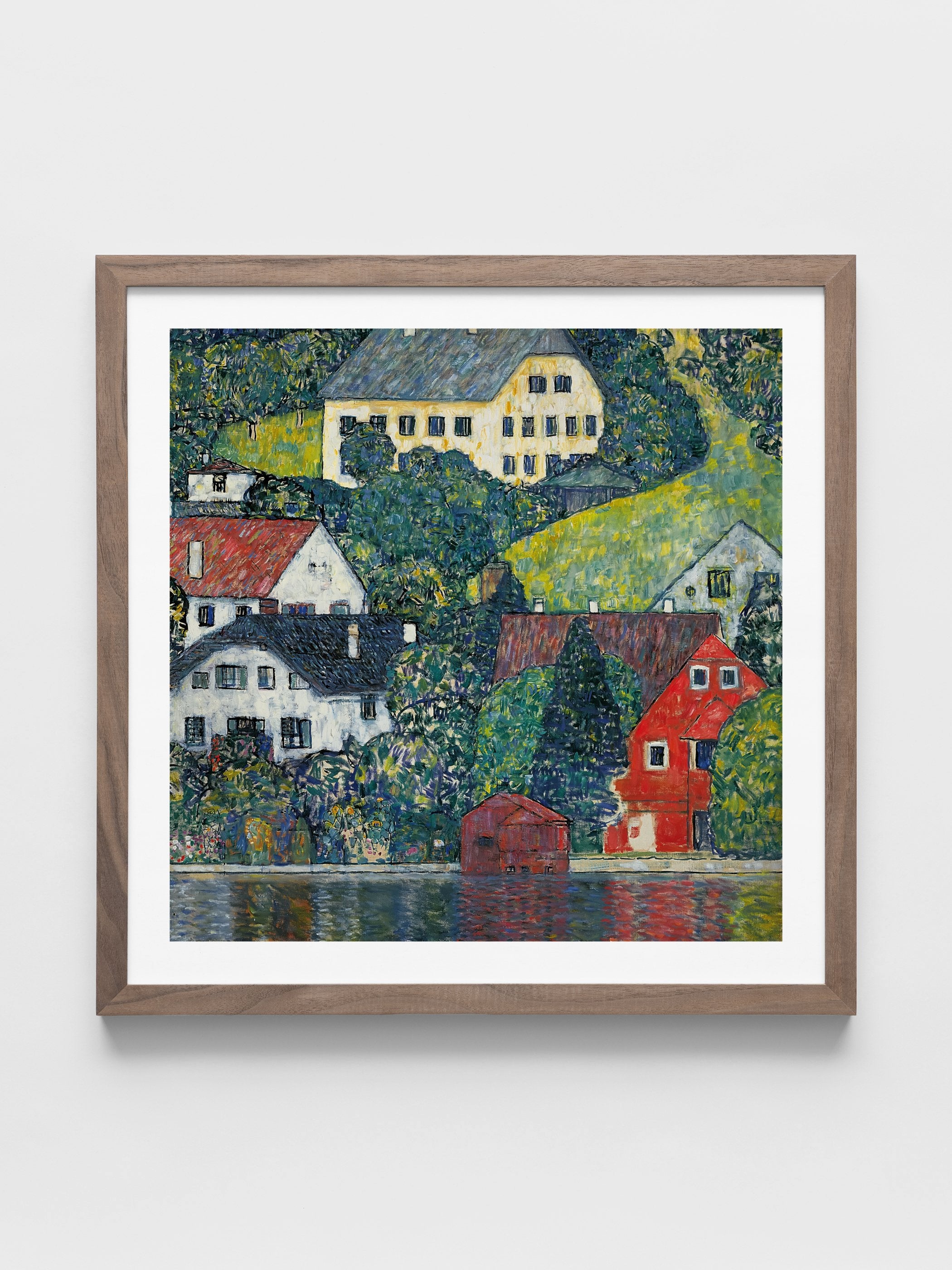 Gustav Klimt - Houses at Unterach on the Attersee