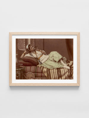Reclining Woman Smoking