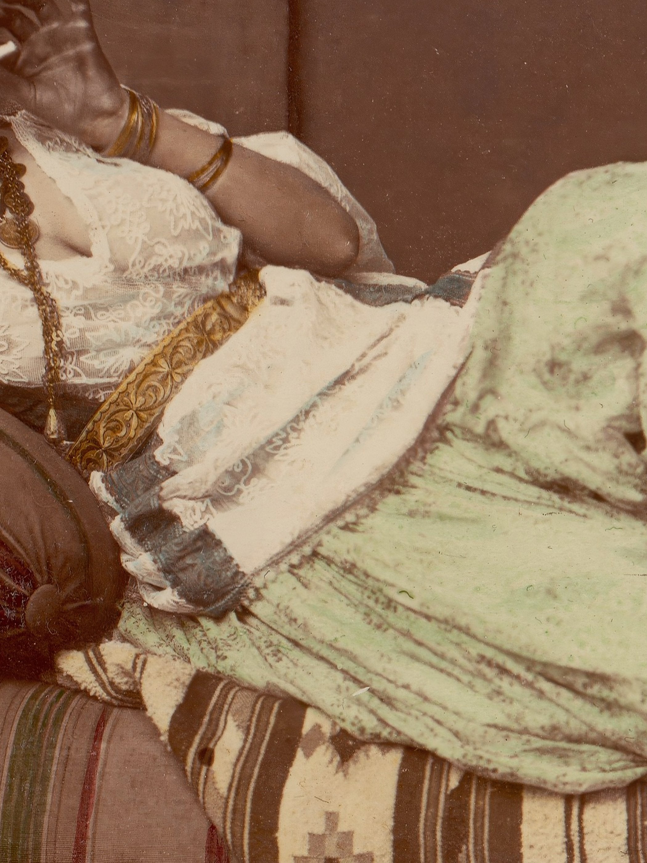 Reclining Woman Smoking