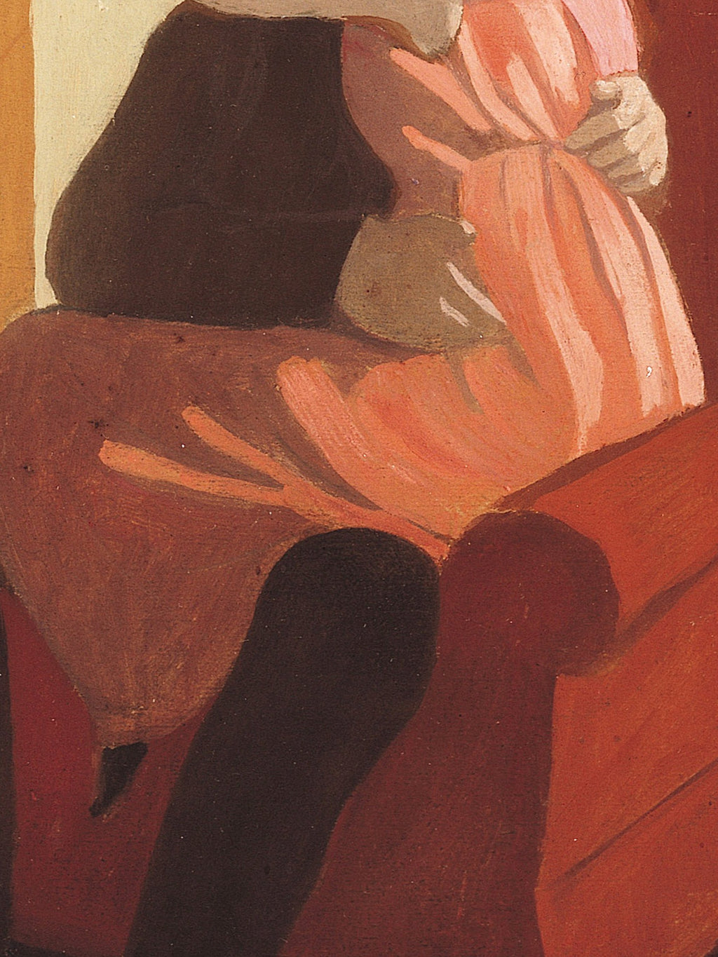 Felix Edouard Vallotton - Intimacy, Couple in an Interior with a Partition