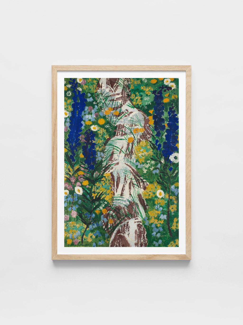 August Babberger - Flowers by the stream