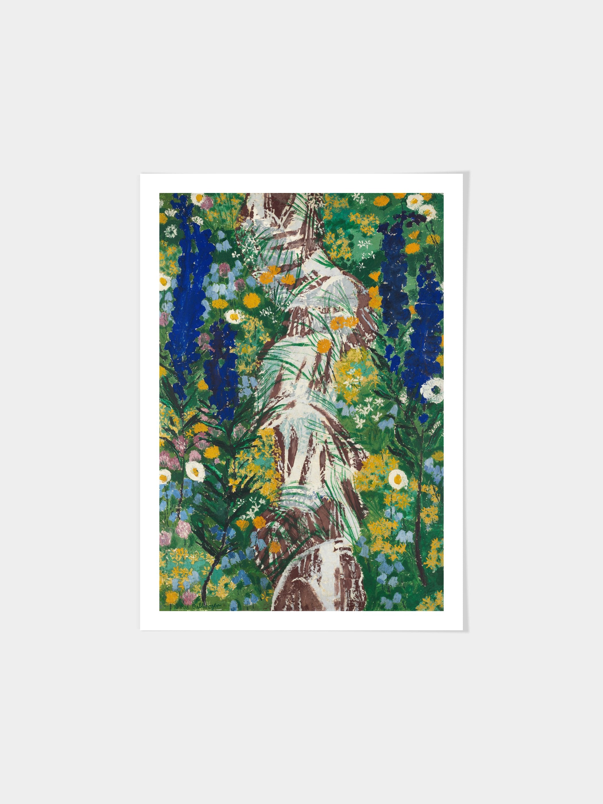 August Babberger - Flowers by the stream