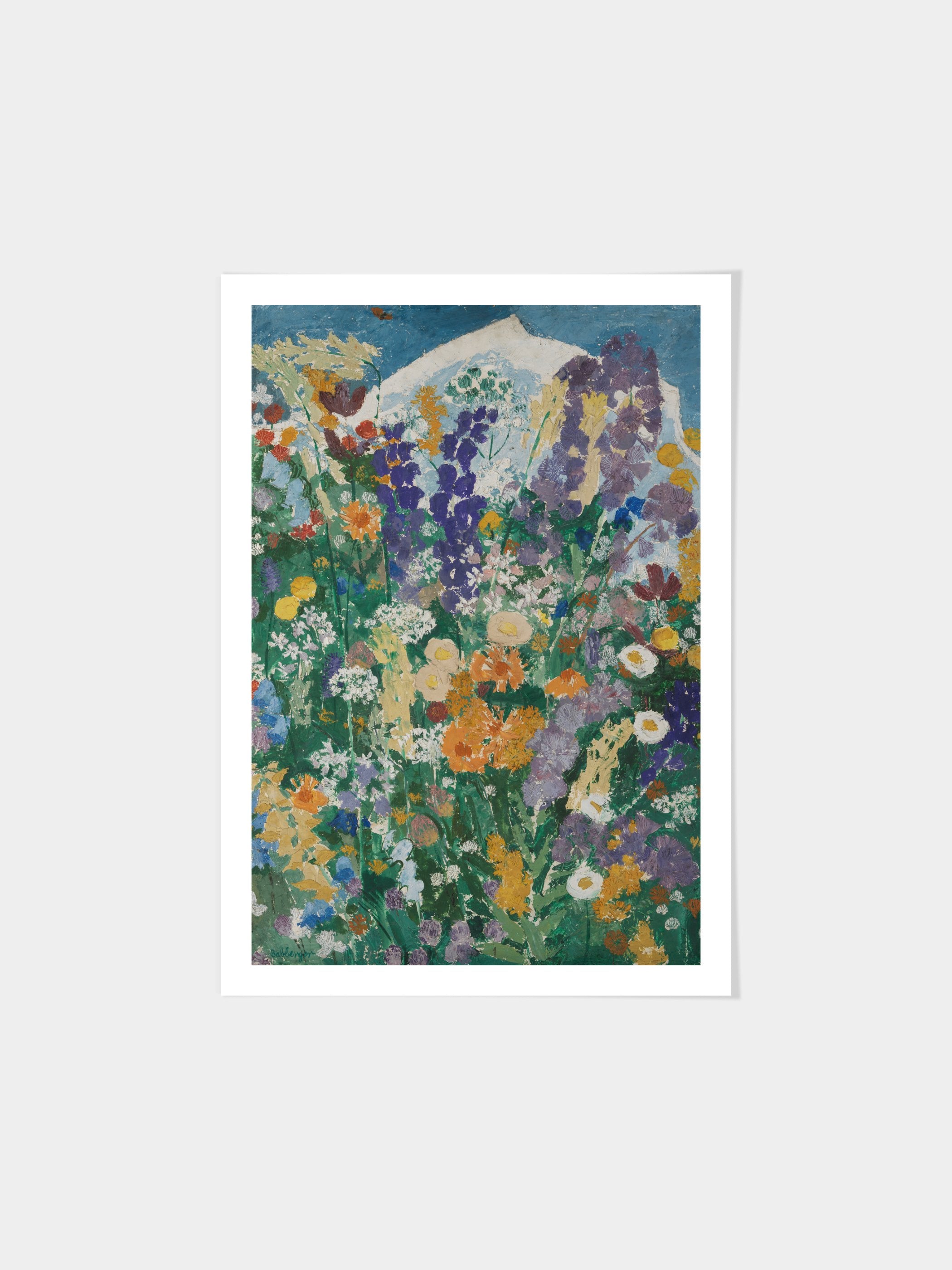August Babberger - Blumen am Berg