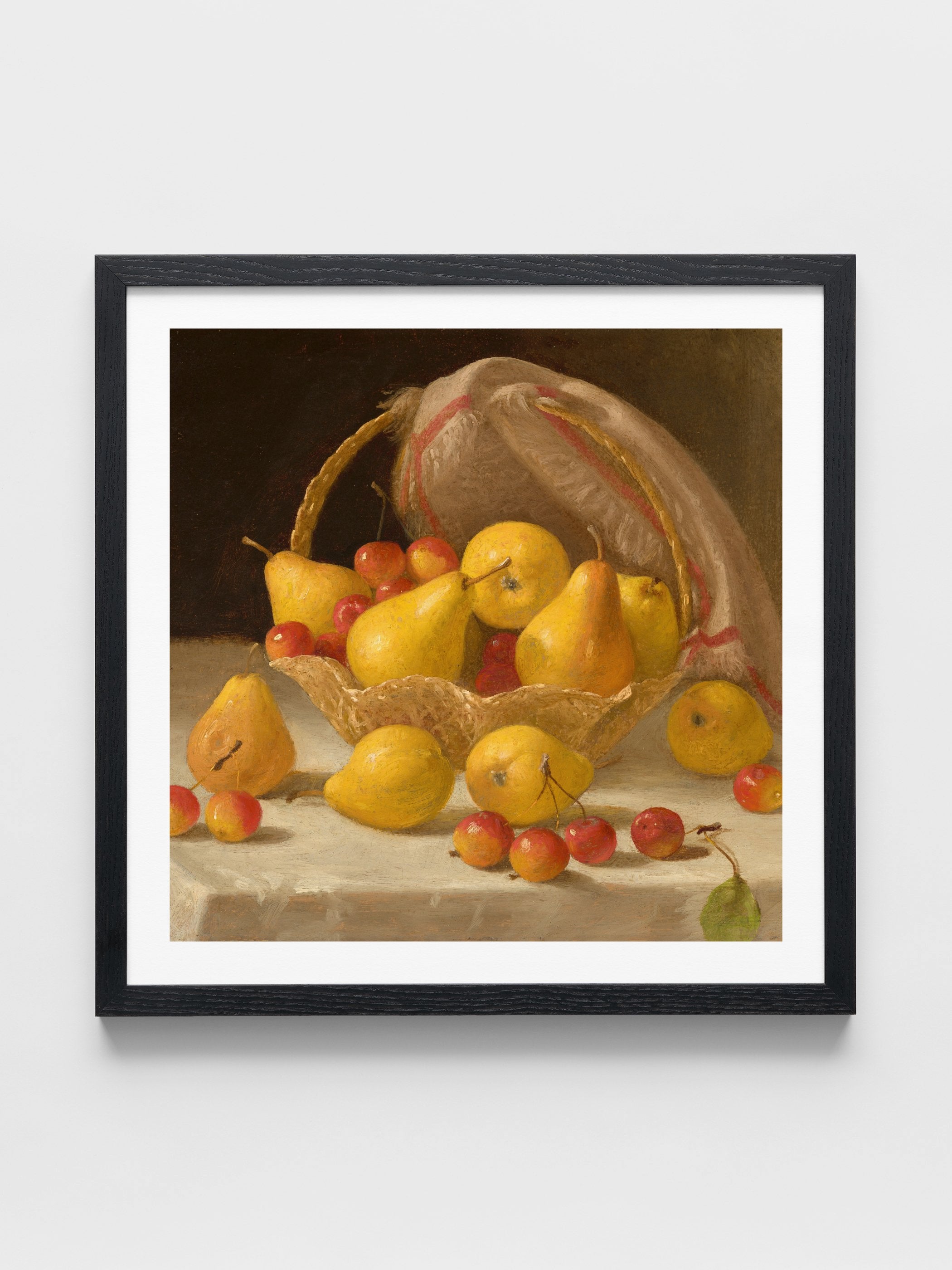 John F. Francis - Basket of Pears and Crabapples