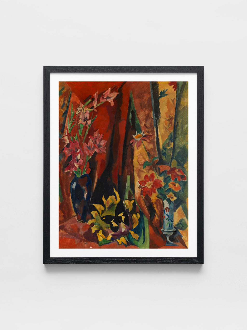Heinrich Nauen - Flower Still Life with Butterfly