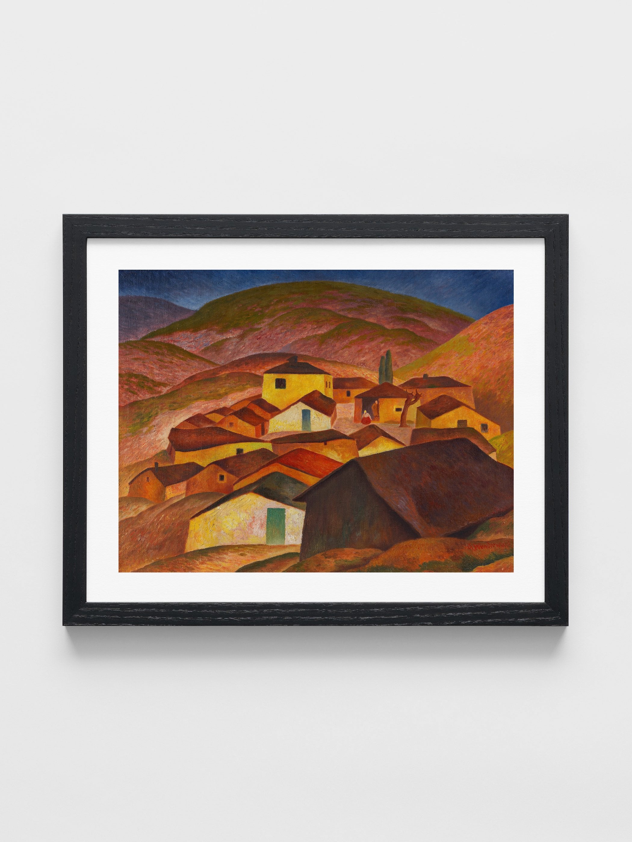 Gustav Wunderwald - Mountain village in Macedonia