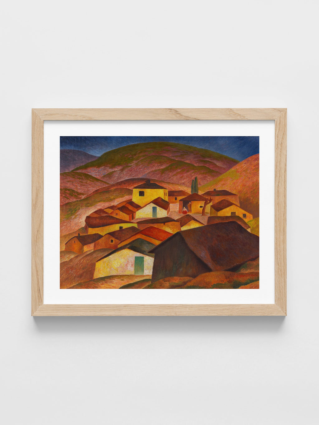 Gustav Wunderwald - Mountain village in Macedonia