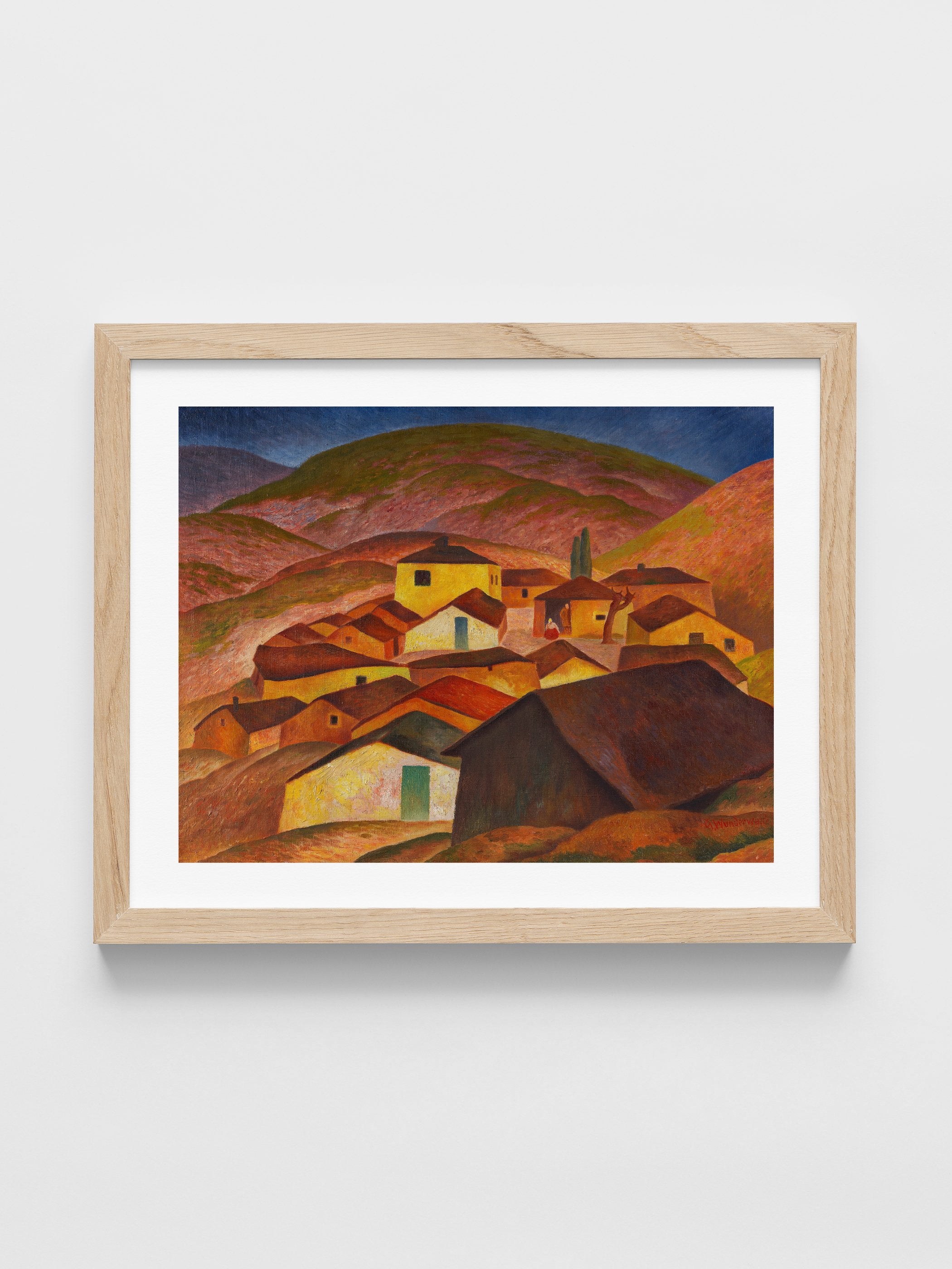 Gustav Wunderwald - Mountain village in Macedonia