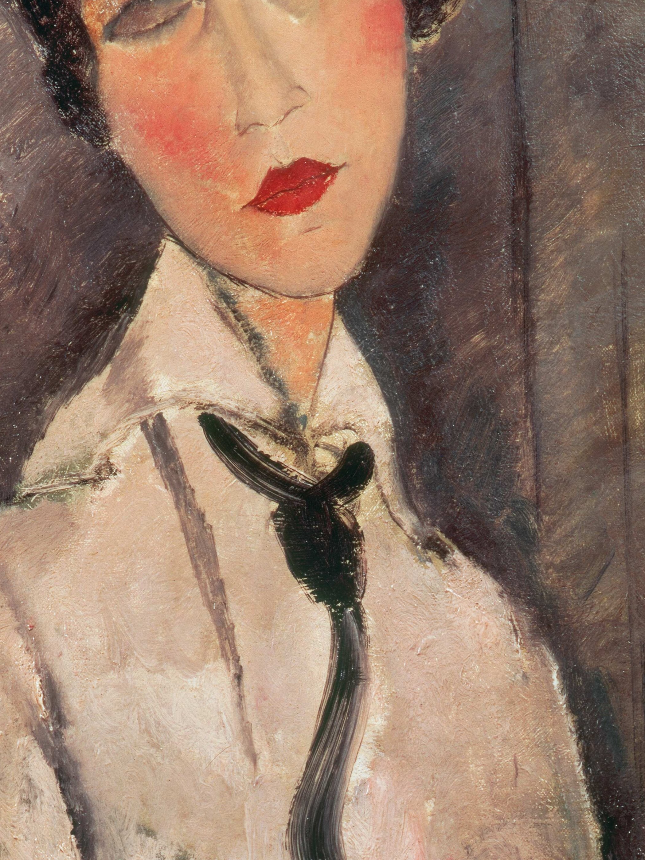Amedeo Modigliani - Femme a la cravatte noire (Woman with Black Tie)