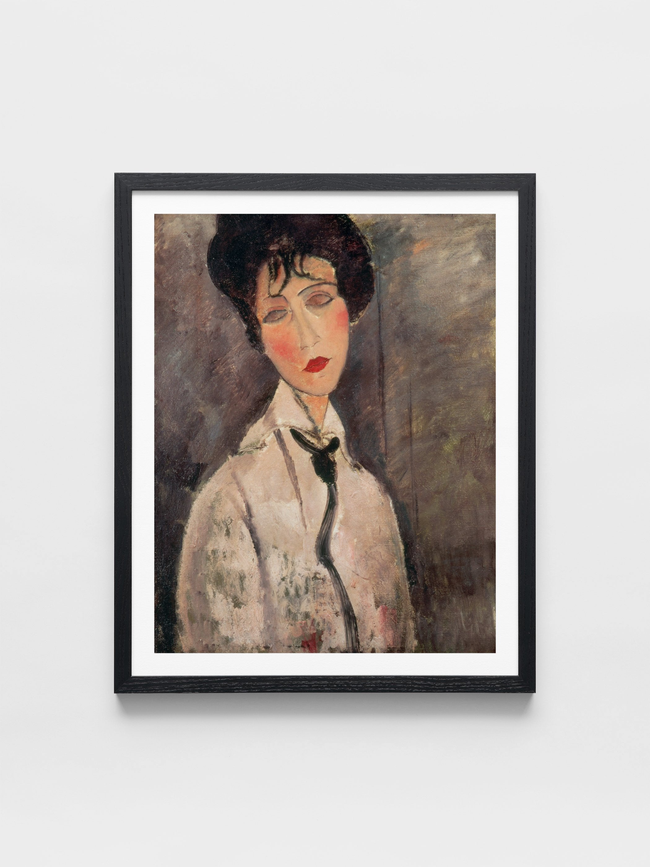 Amedeo Modigliani - Femme a la cravatte noire (Woman with Black Tie)