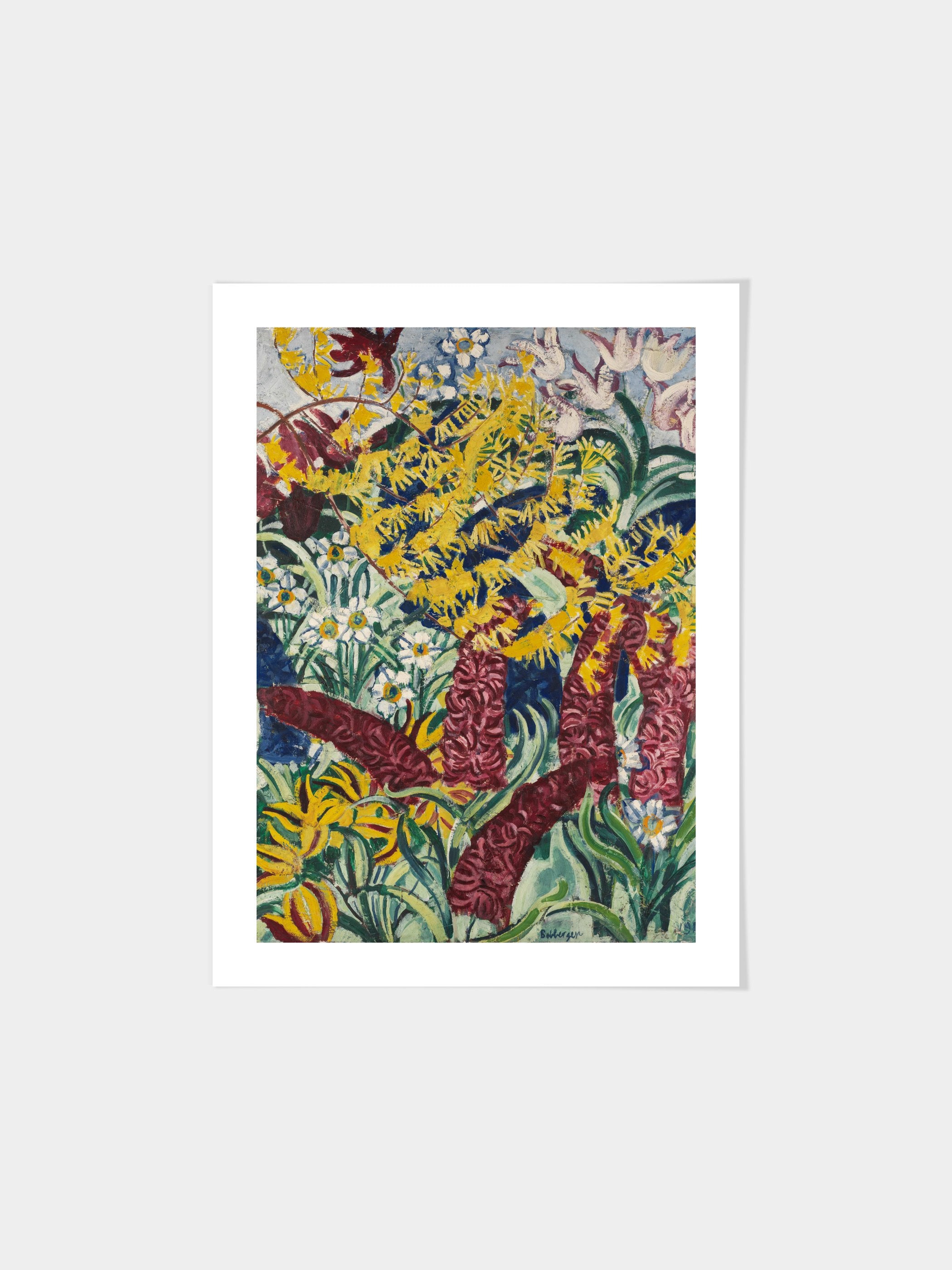 August Babberger - Gartenblumen I