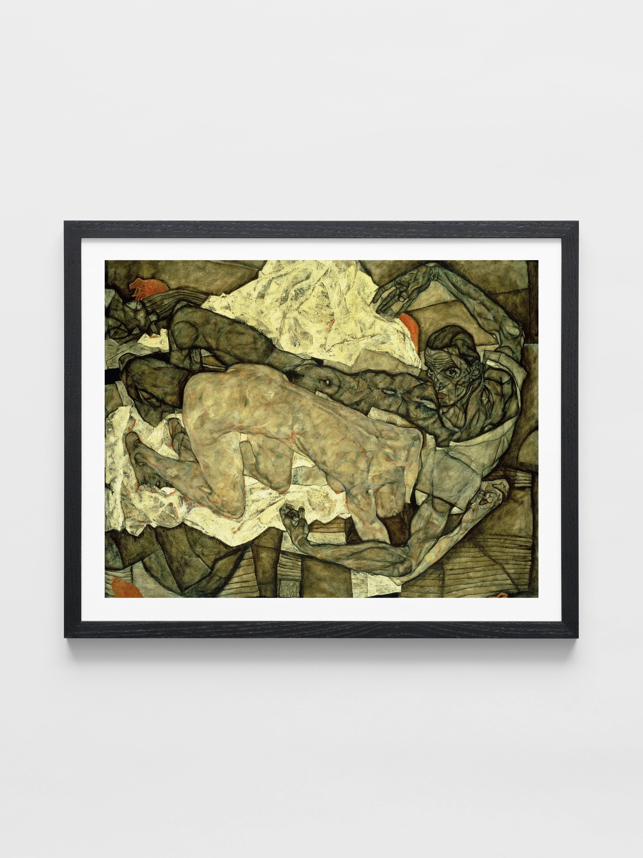 Egon Schiele - Lovers (Man and Woman I); Liebespaar (Mann und Frau I)