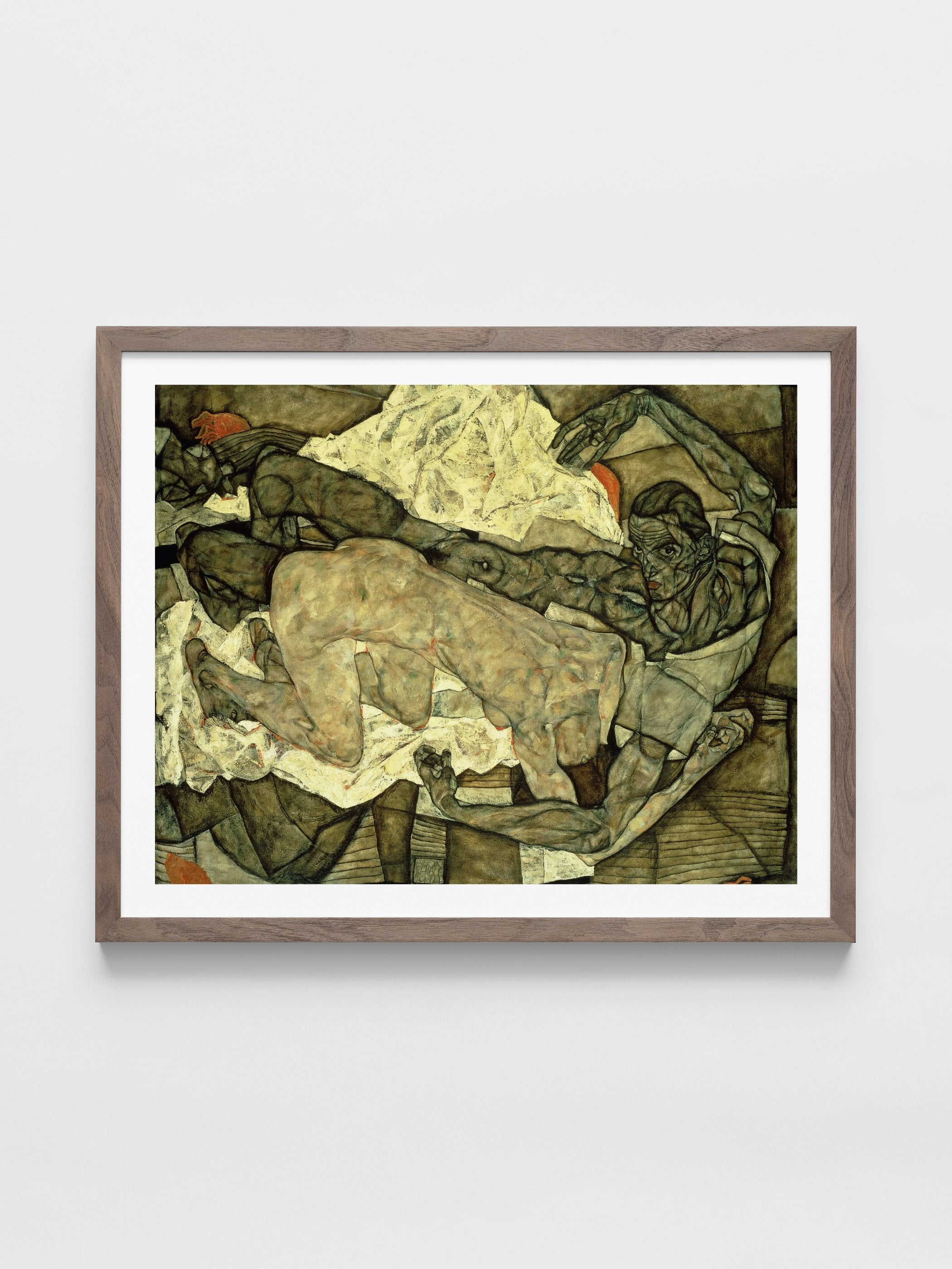Egon Schiele - Lovers (Man and Woman I); Liebespaar (Mann und Frau I)
