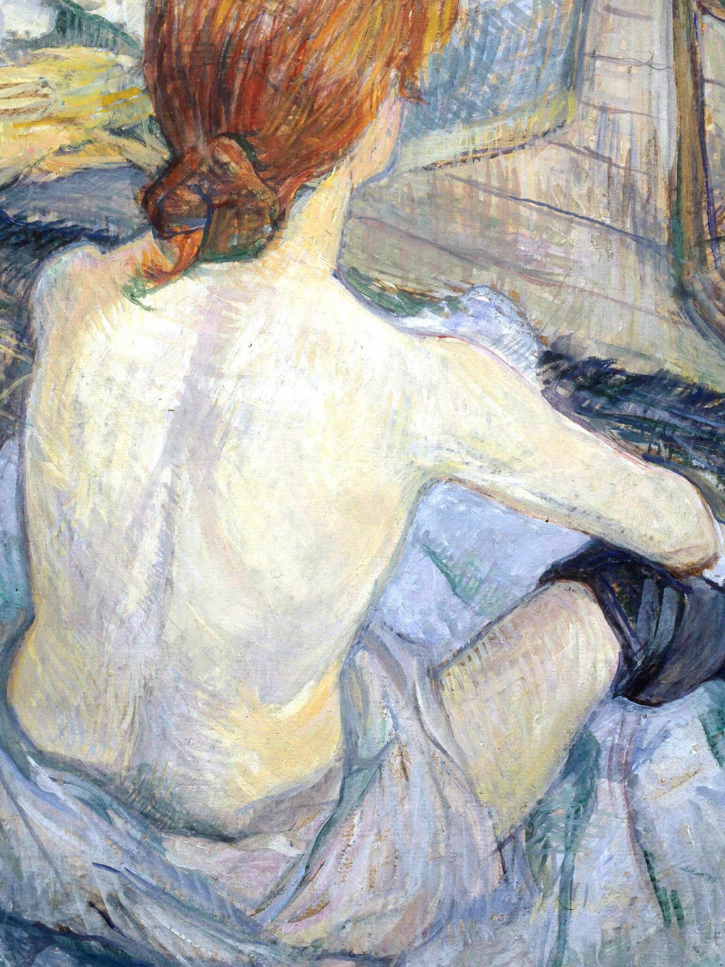 Henri de Toulouse-Lautrec - Redhead (The toilet)