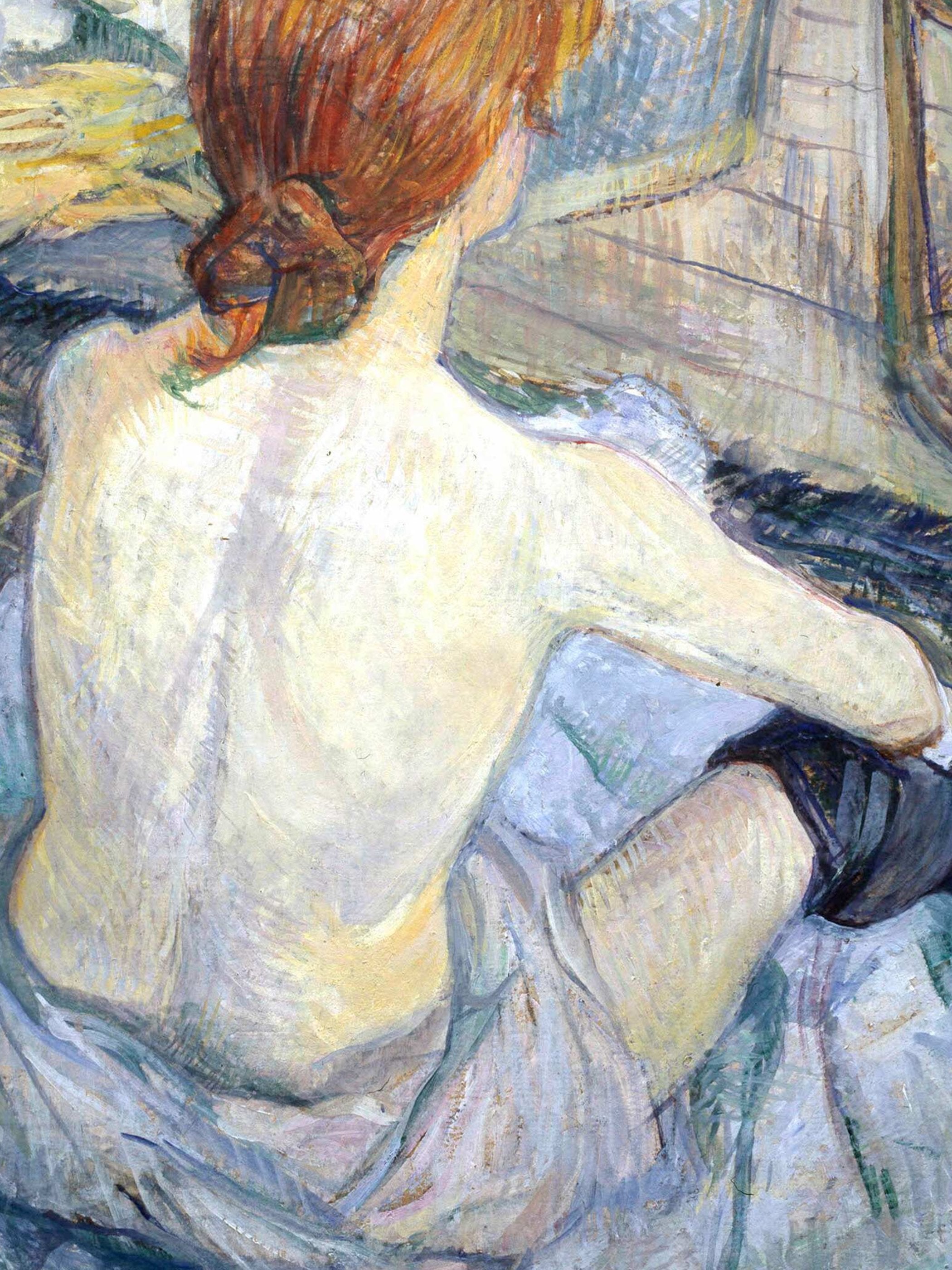 Henri de Toulouse-Lautrec - Redhead (The toilet)