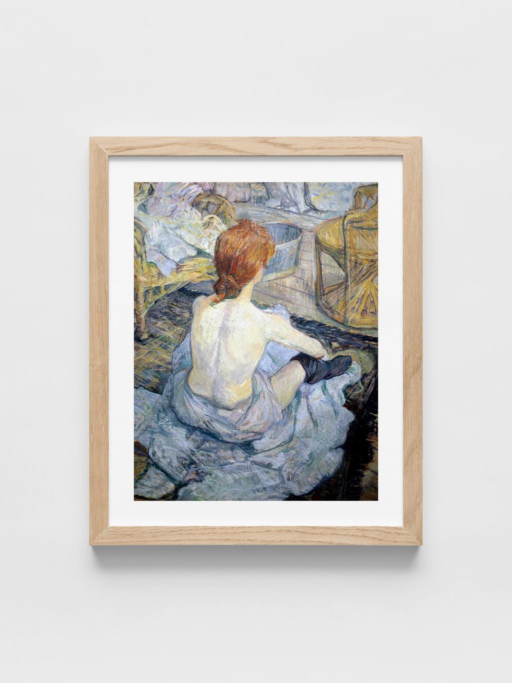 Henri de Toulouse-Lautrec - Redhead (The toilet)
