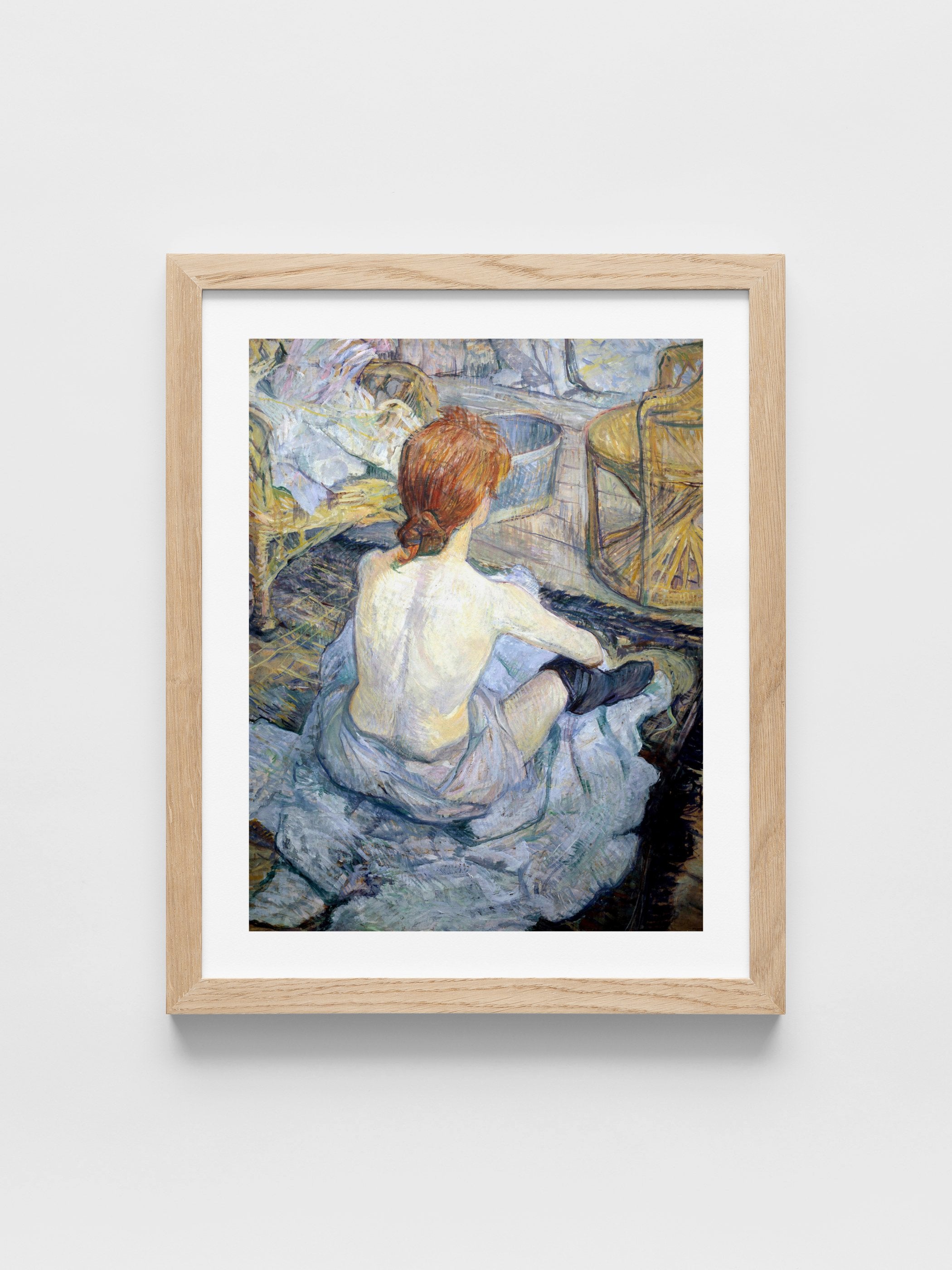 Henri de Toulouse-Lautrec - Redhead (The toilet)