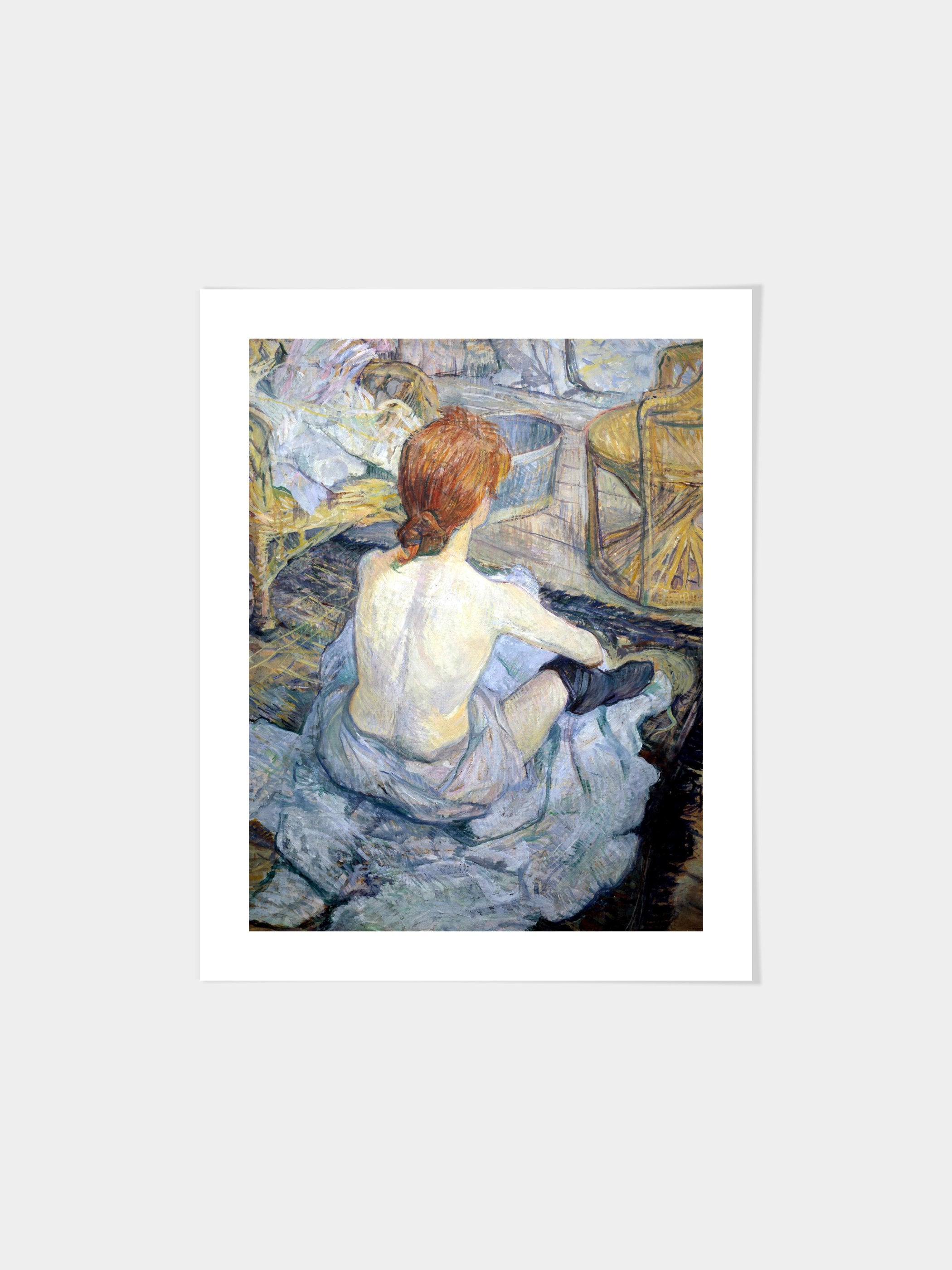 Henri de Toulouse-Lautrec - Redhead (The toilet)