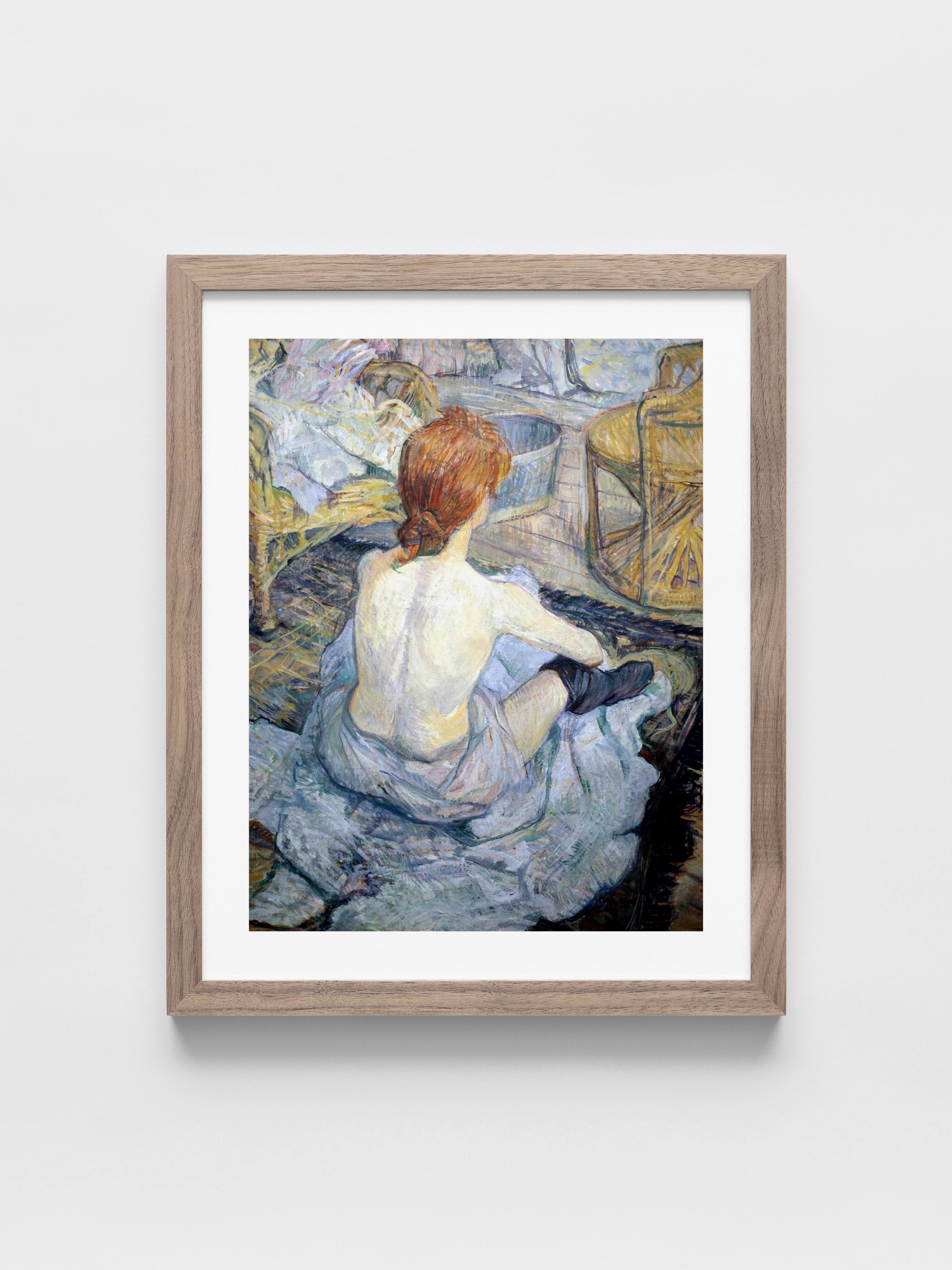 Henri de Toulouse-Lautrec - Redhead (The toilet)