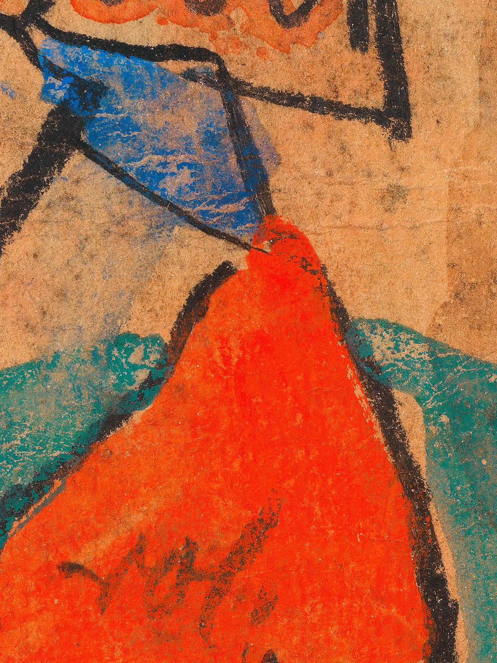 Girl with a red skirt