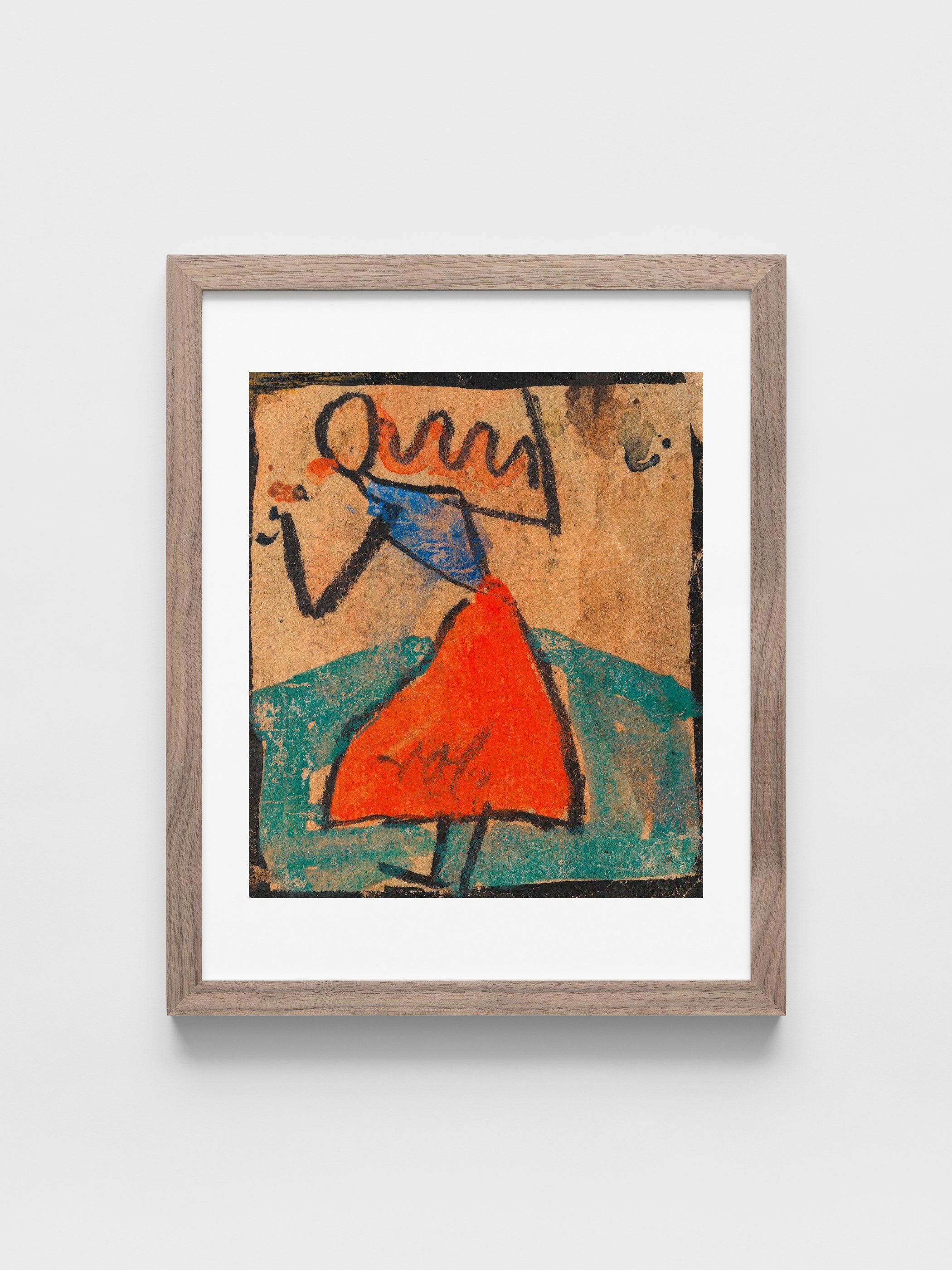 Girl with a red skirt