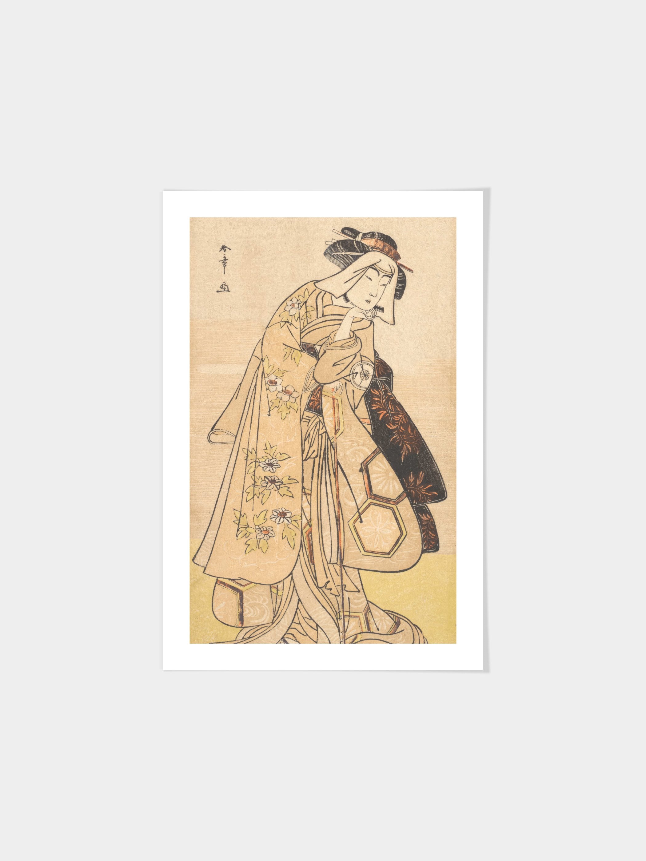 Katsukawa Shunsho - The Fourth Iwai Hanshirō as a Woman