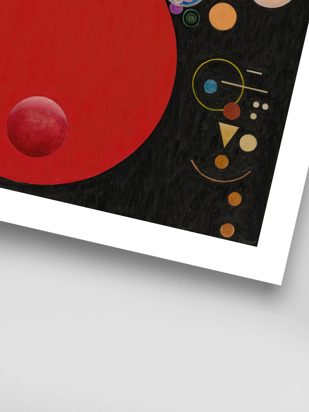 Rudolf Bauer - Composition with Red Circle