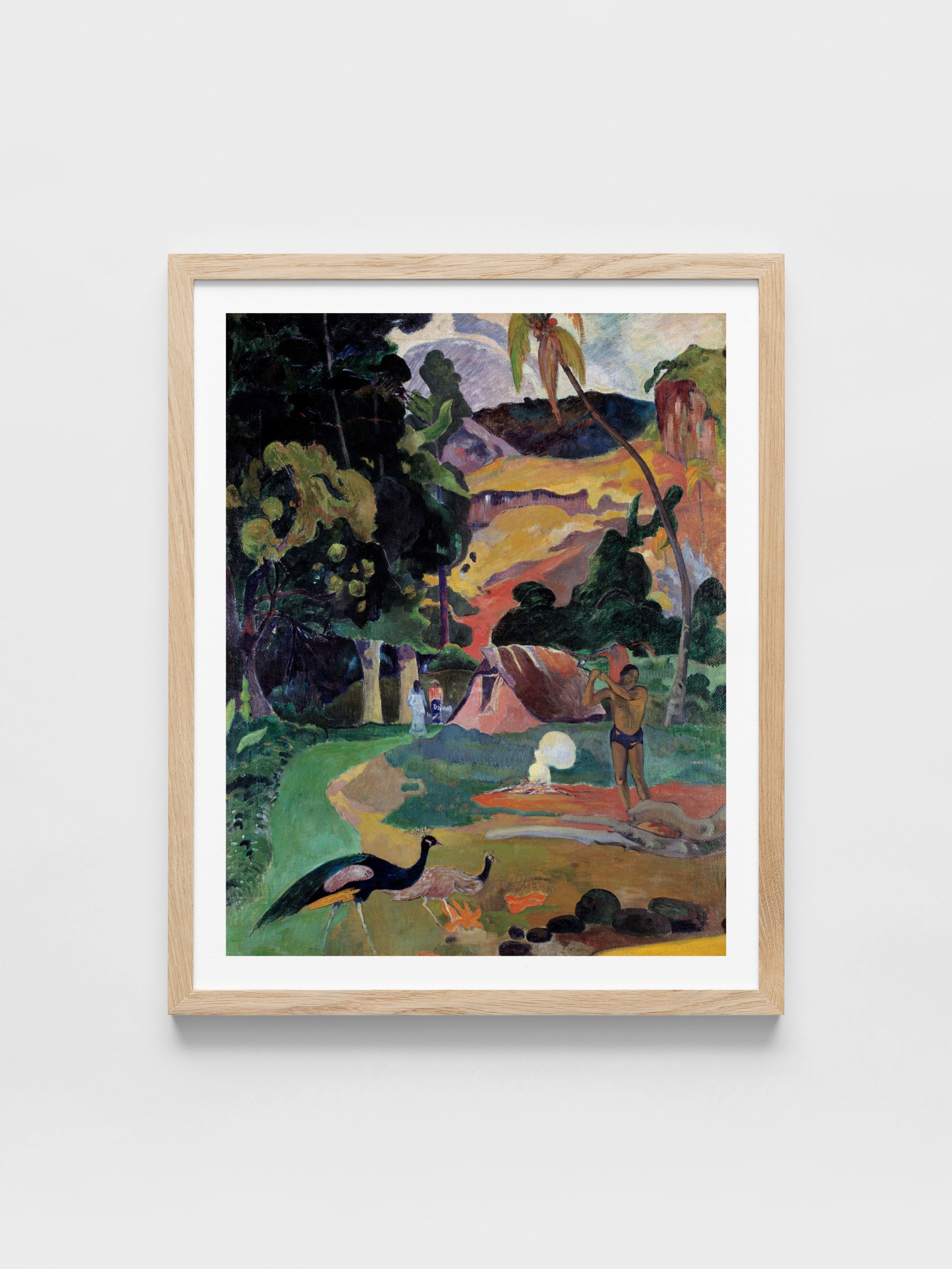 Paul Gauguin - Matamoe Or Landscape With Peacocks View Of A Landscape In Tahiti