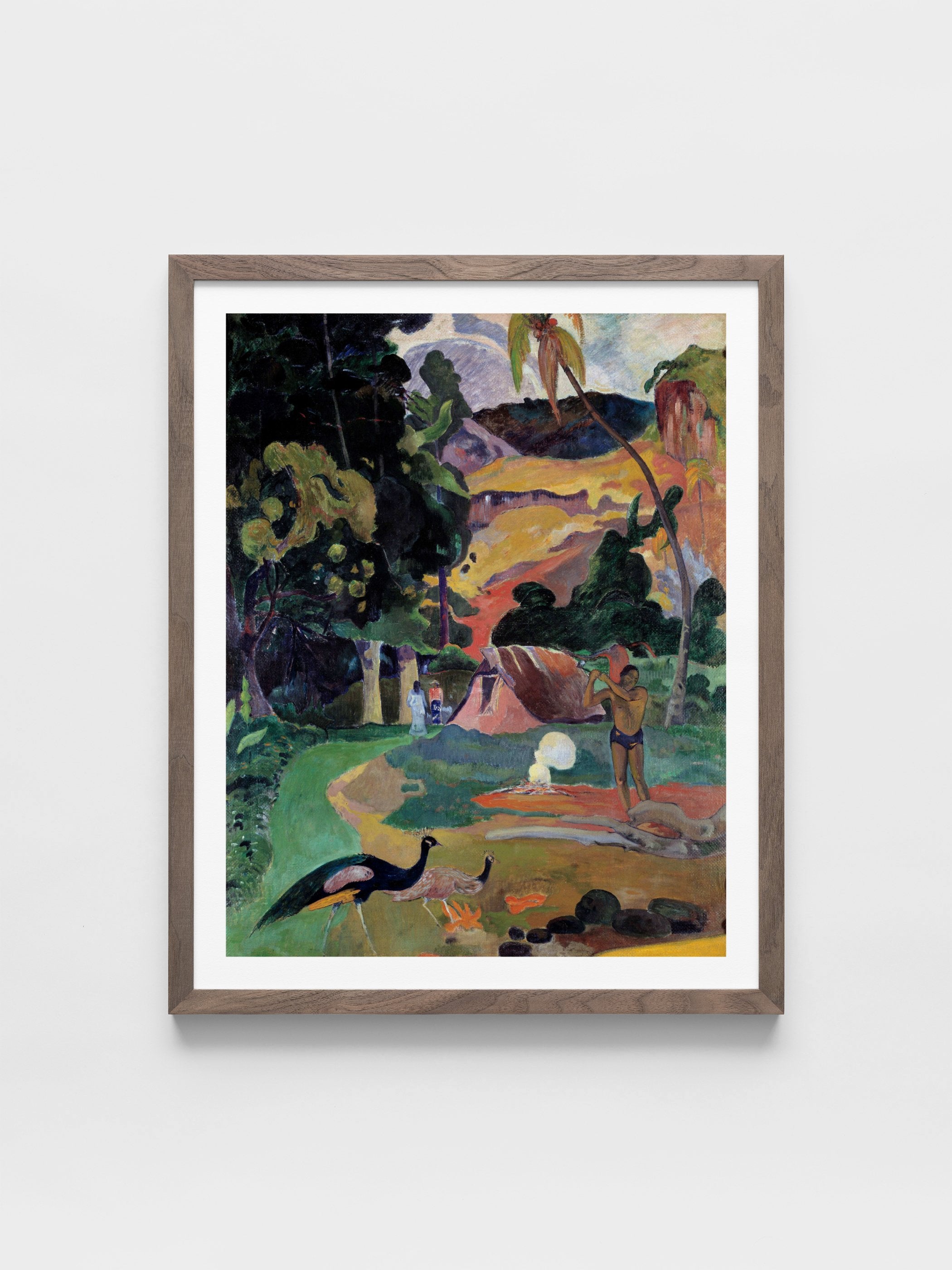 Paul Gauguin - Matamoe Or Landscape With Peacocks View Of A Landscape In Tahiti
