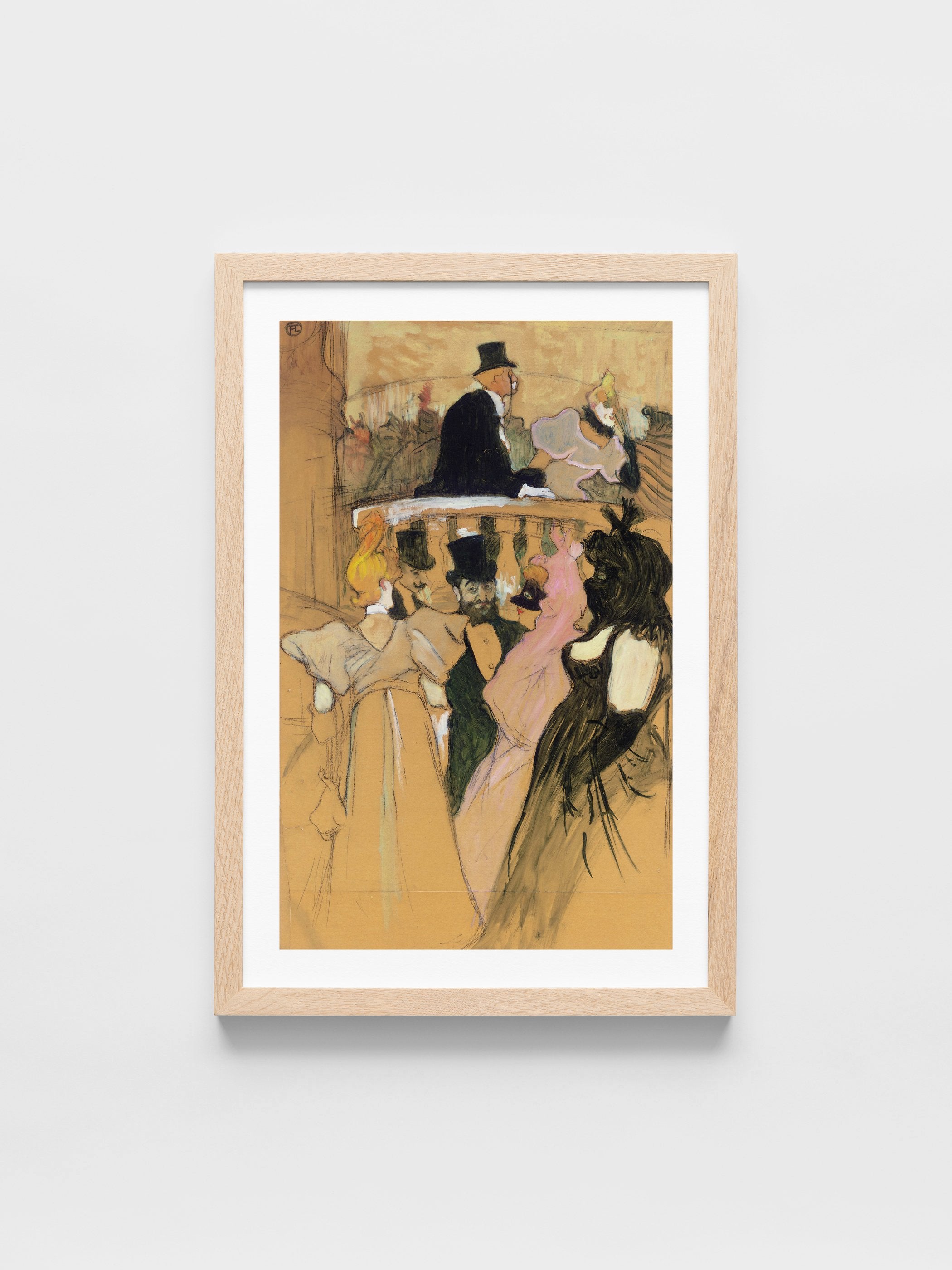 Henri de Toulouse - Henri de Toulouse-Lautrec - At the Opera Ball