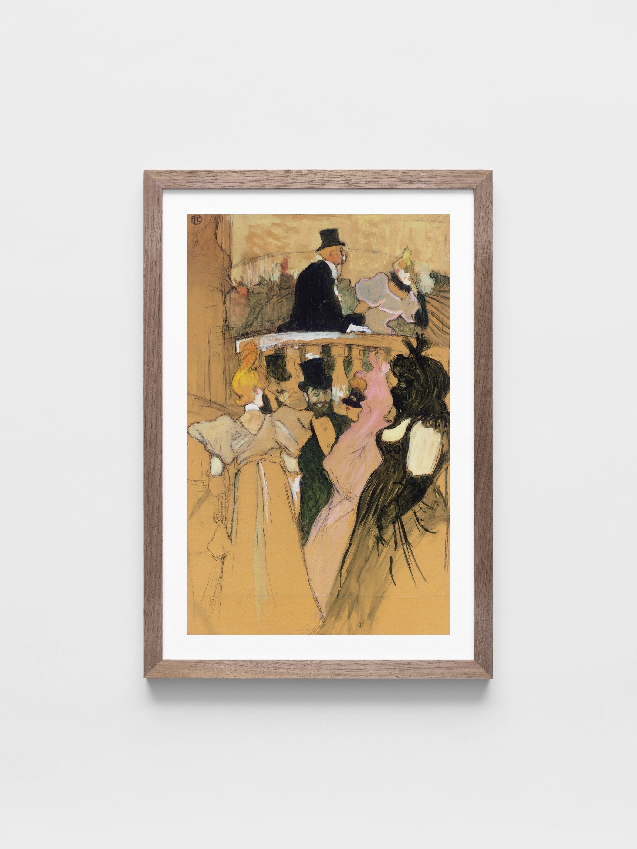 Henri de Toulouse - Henri de Toulouse-Lautrec - At the Opera Ball