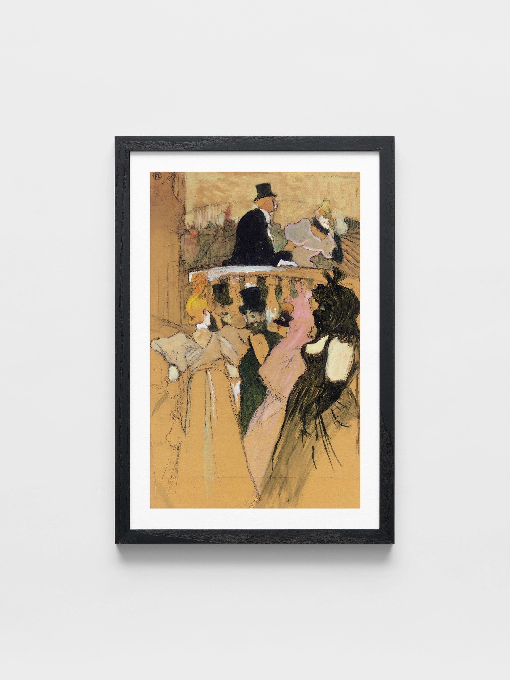 Henri de Toulouse - Henri de Toulouse-Lautrec - At the Opera Ball