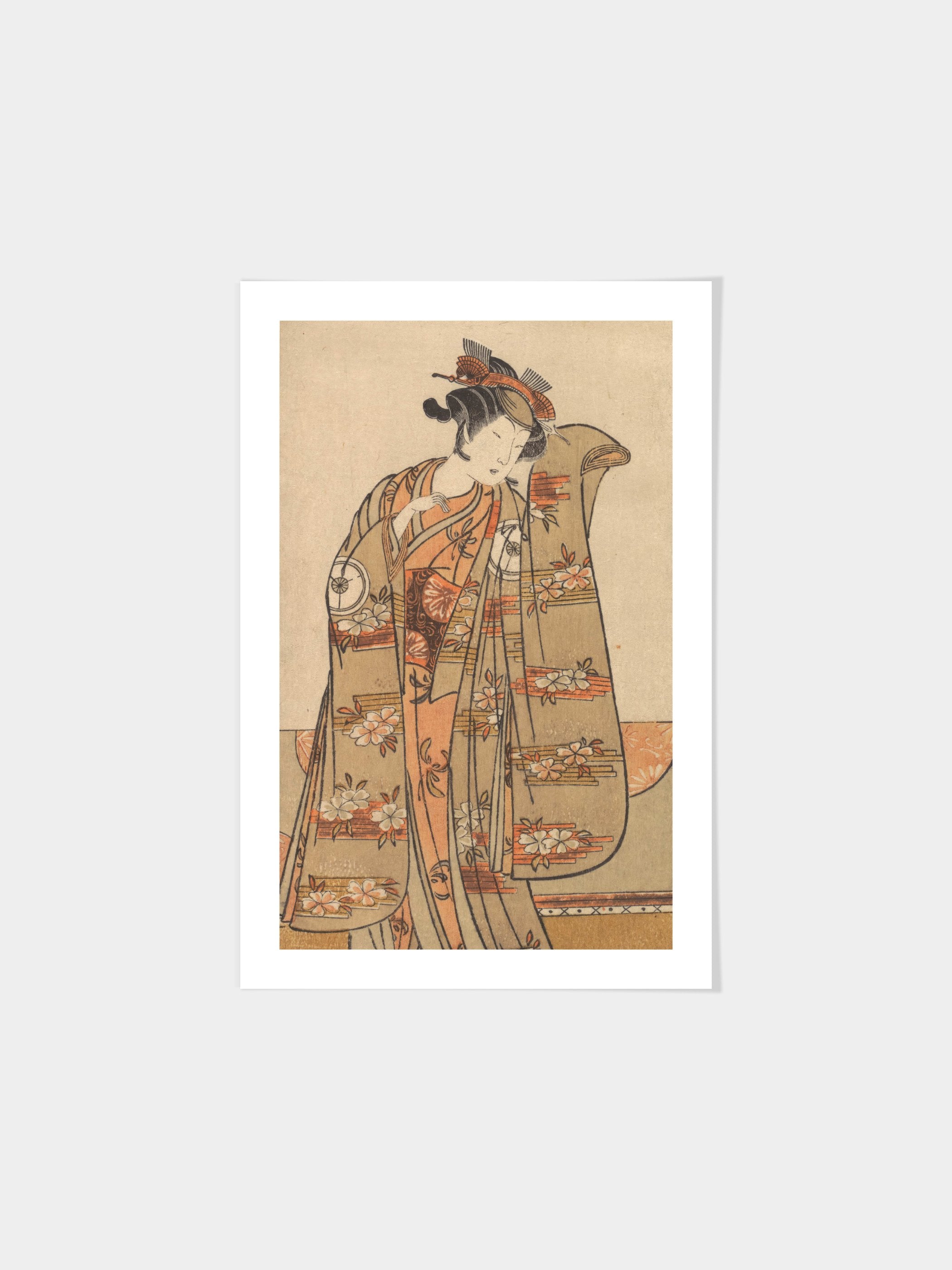 Katsukawa Shunsho - The Fourth Iwai Hanshiro as a Woman
