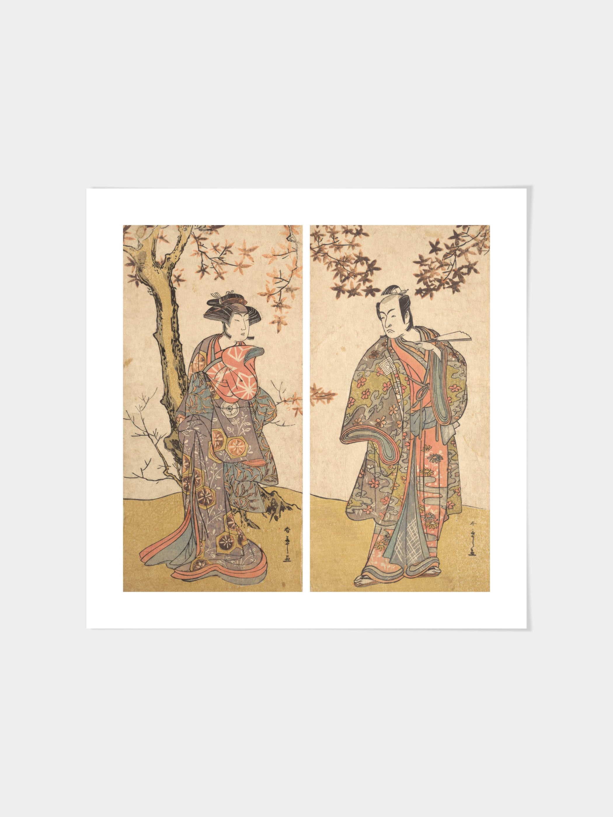 Katsukawa Shunsho - The Second Ichikawa Monnosuke as an Unarmed Man