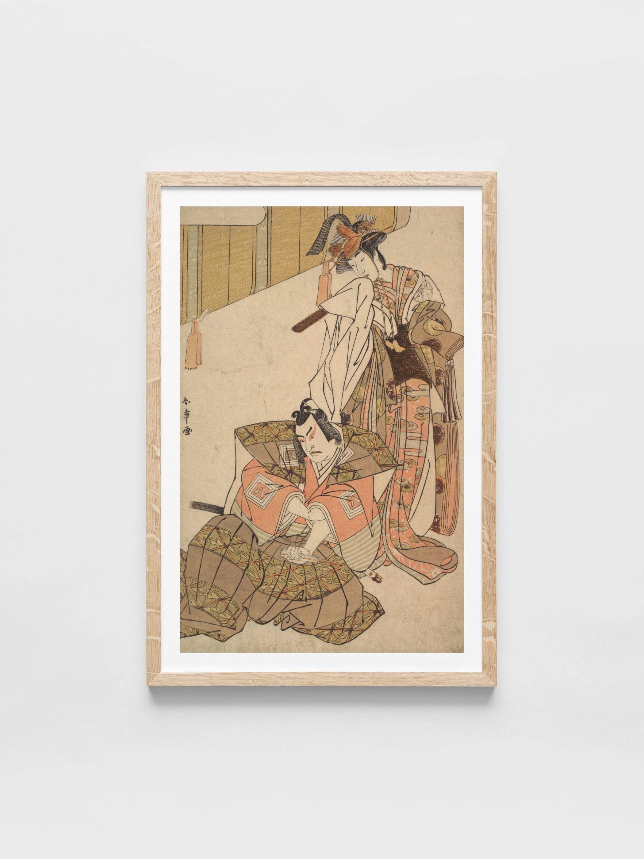 Katsukawa Shunsho - The Third Ichikawa Yaozo and Mimasu Tokujiro