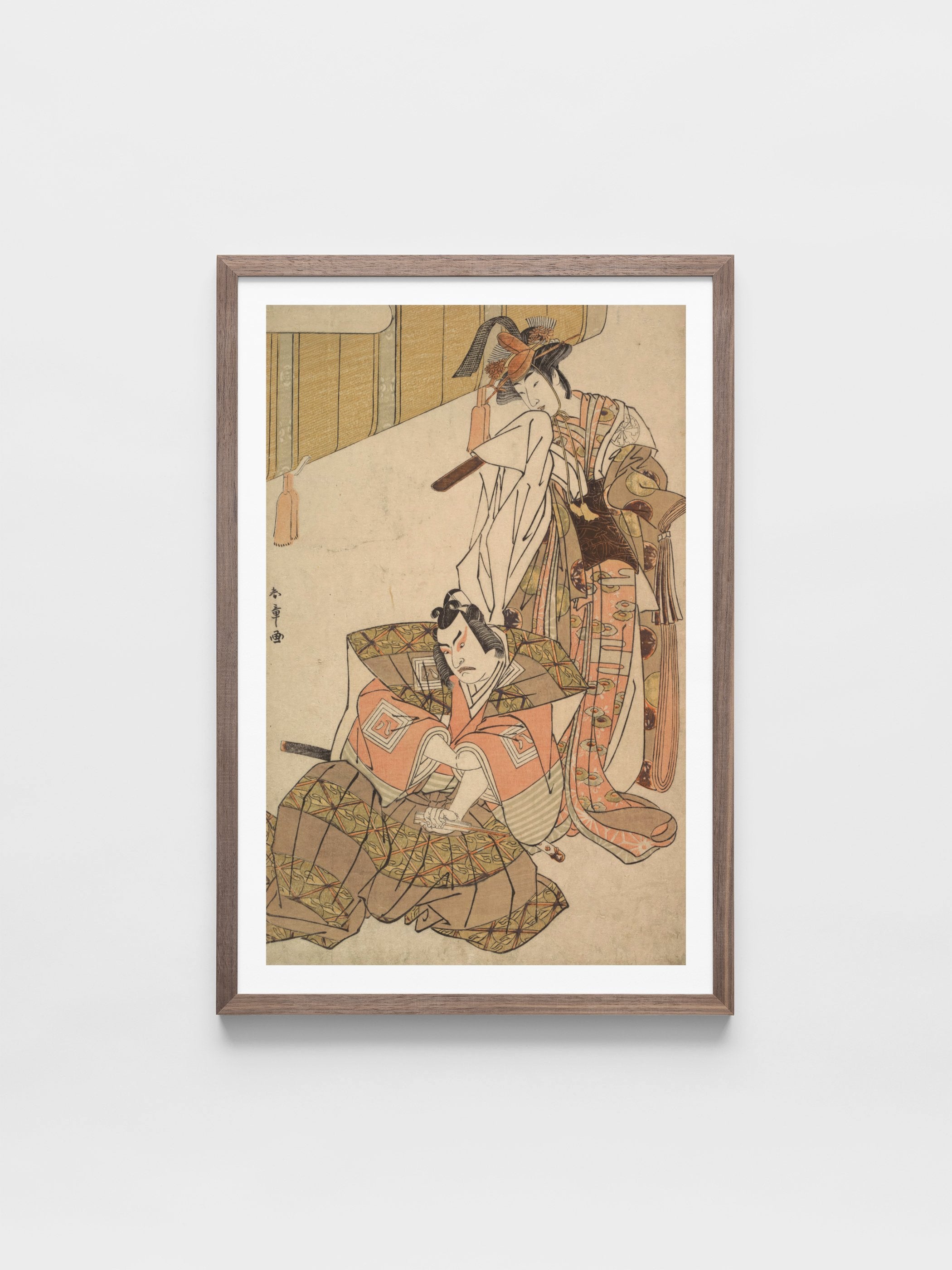 Katsukawa Shunsho - The Third Ichikawa Yaozo and Mimasu Tokujiro