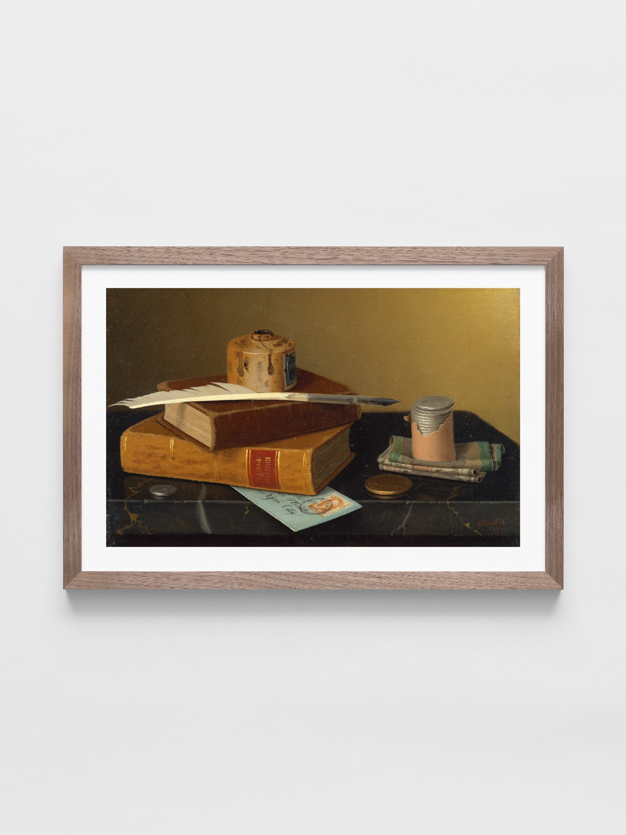 William Michael Harnett - William Michael Harnett - The Banker's Table
