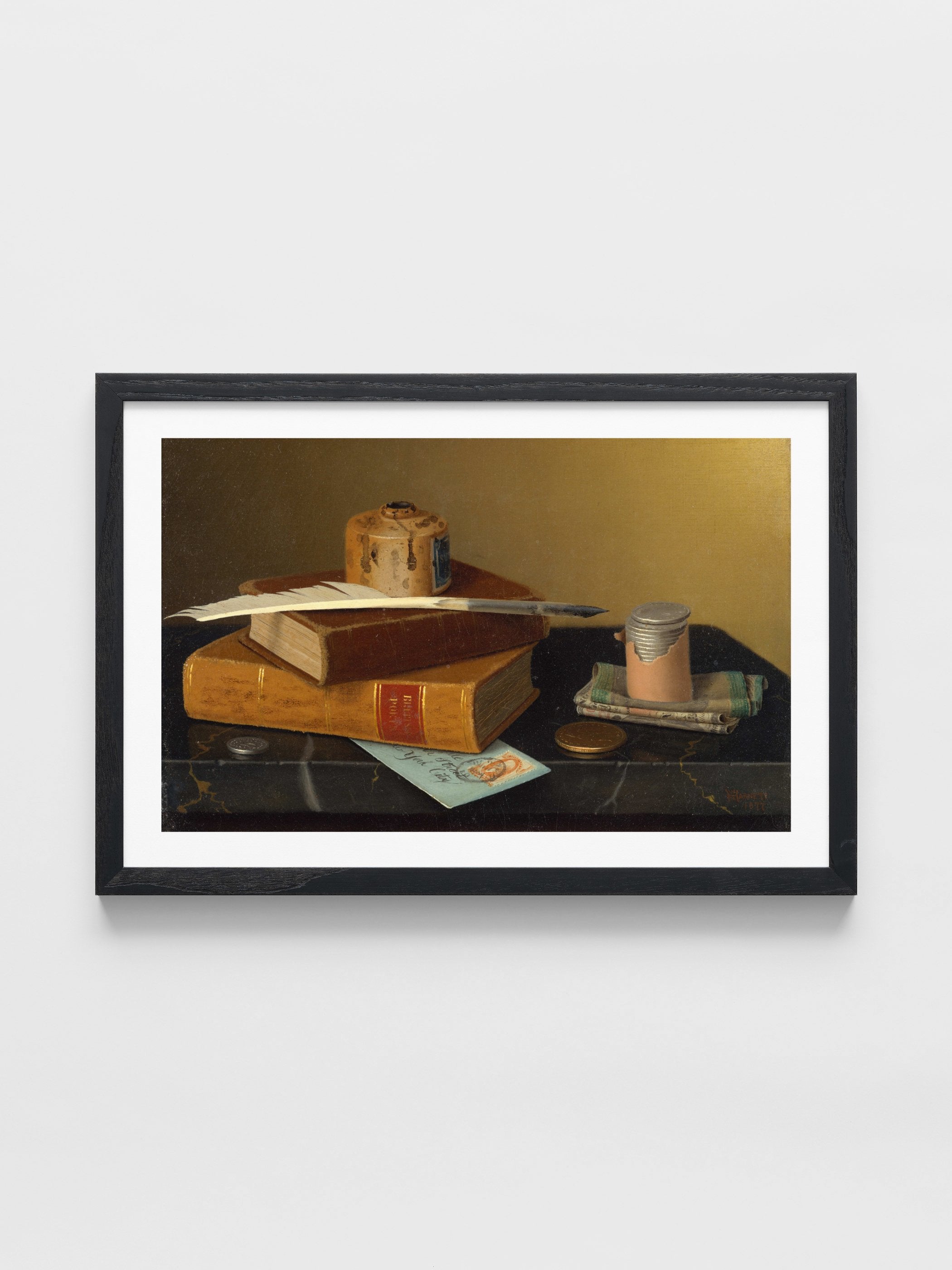 William Michael Harnett - William Michael Harnett - The Banker's Table