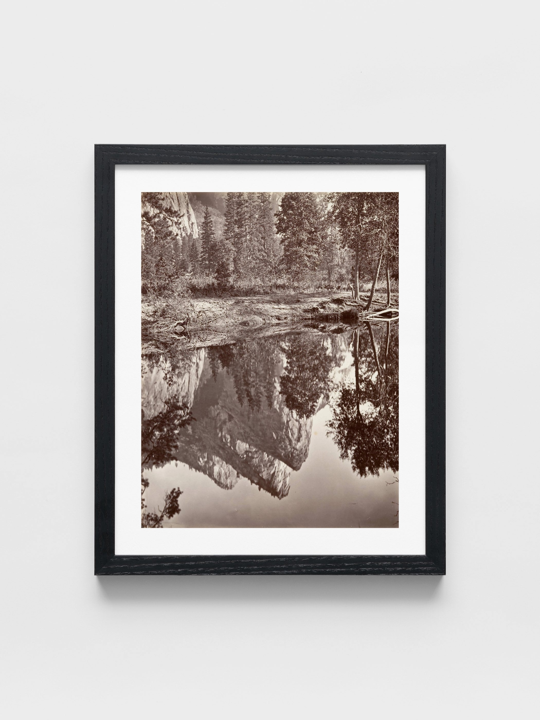 Carleton E. Watkins - Mirror View of the Three Brothers, Yosemite