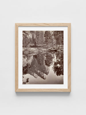 Carleton E. Watkins - Mirror View of the Three Brothers, Yosemite