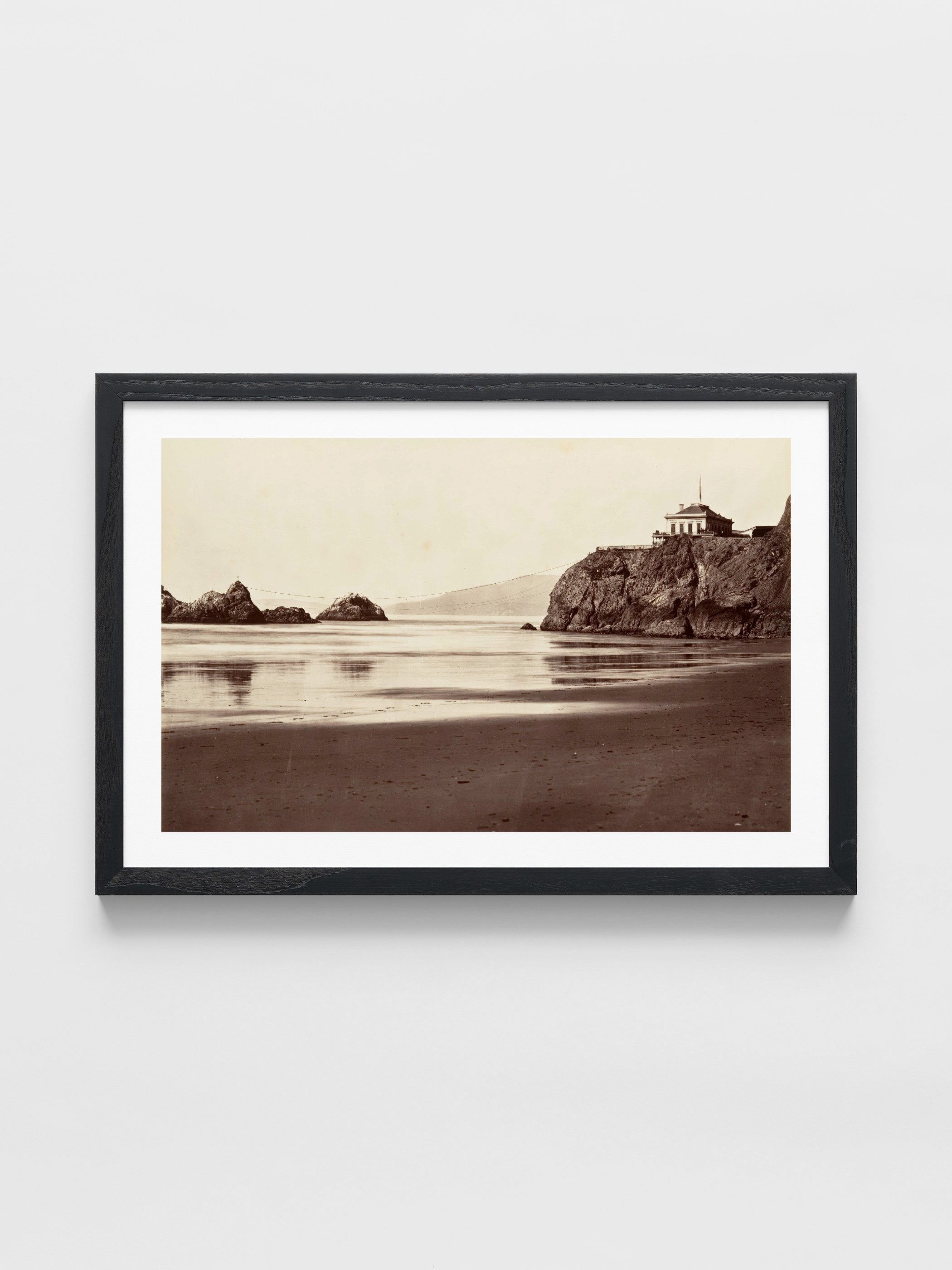 Carleton E. Watkins - Cliff House and Seal Rock