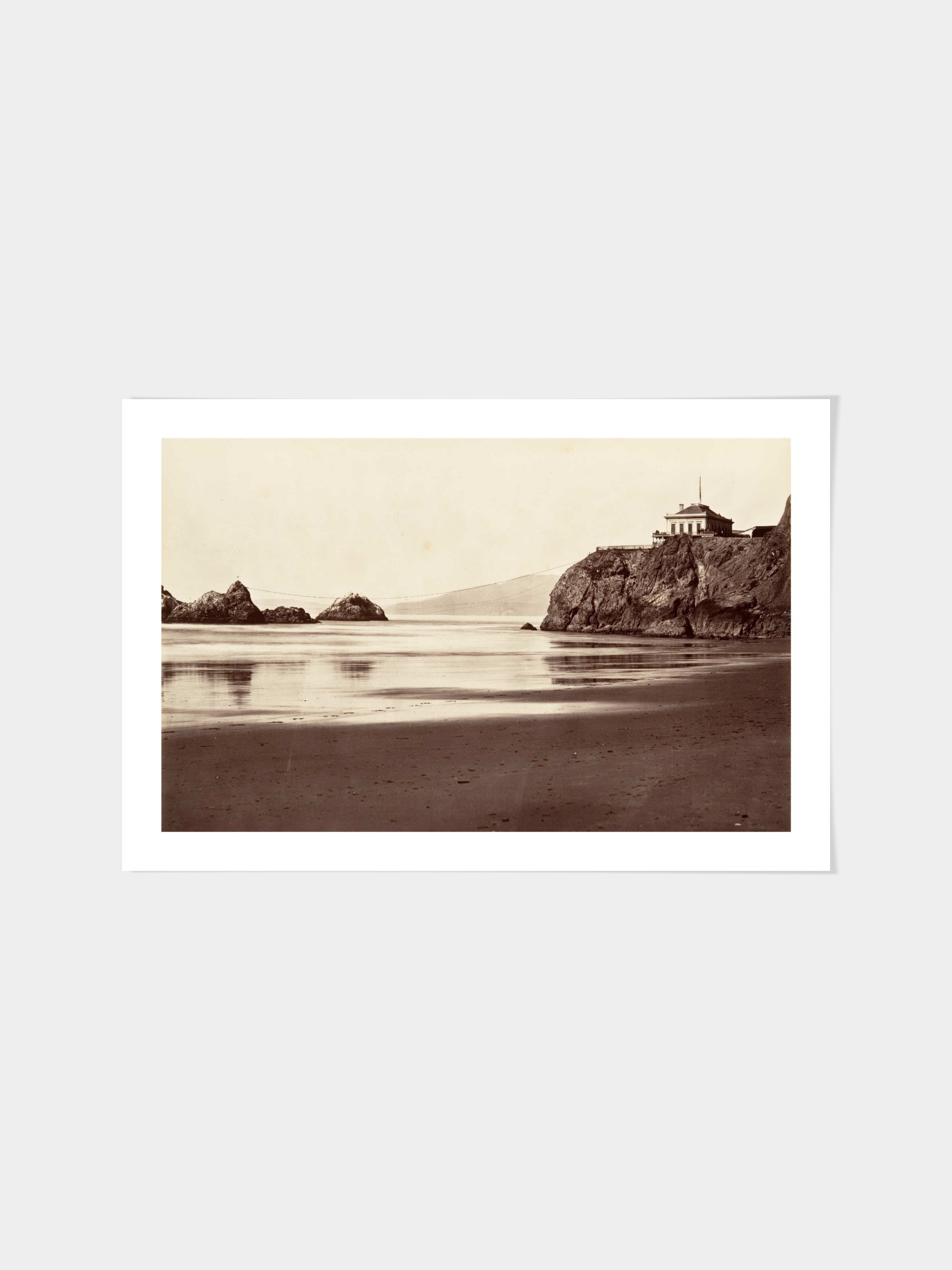 Carleton E. Watkins - Cliff House and Seal Rock