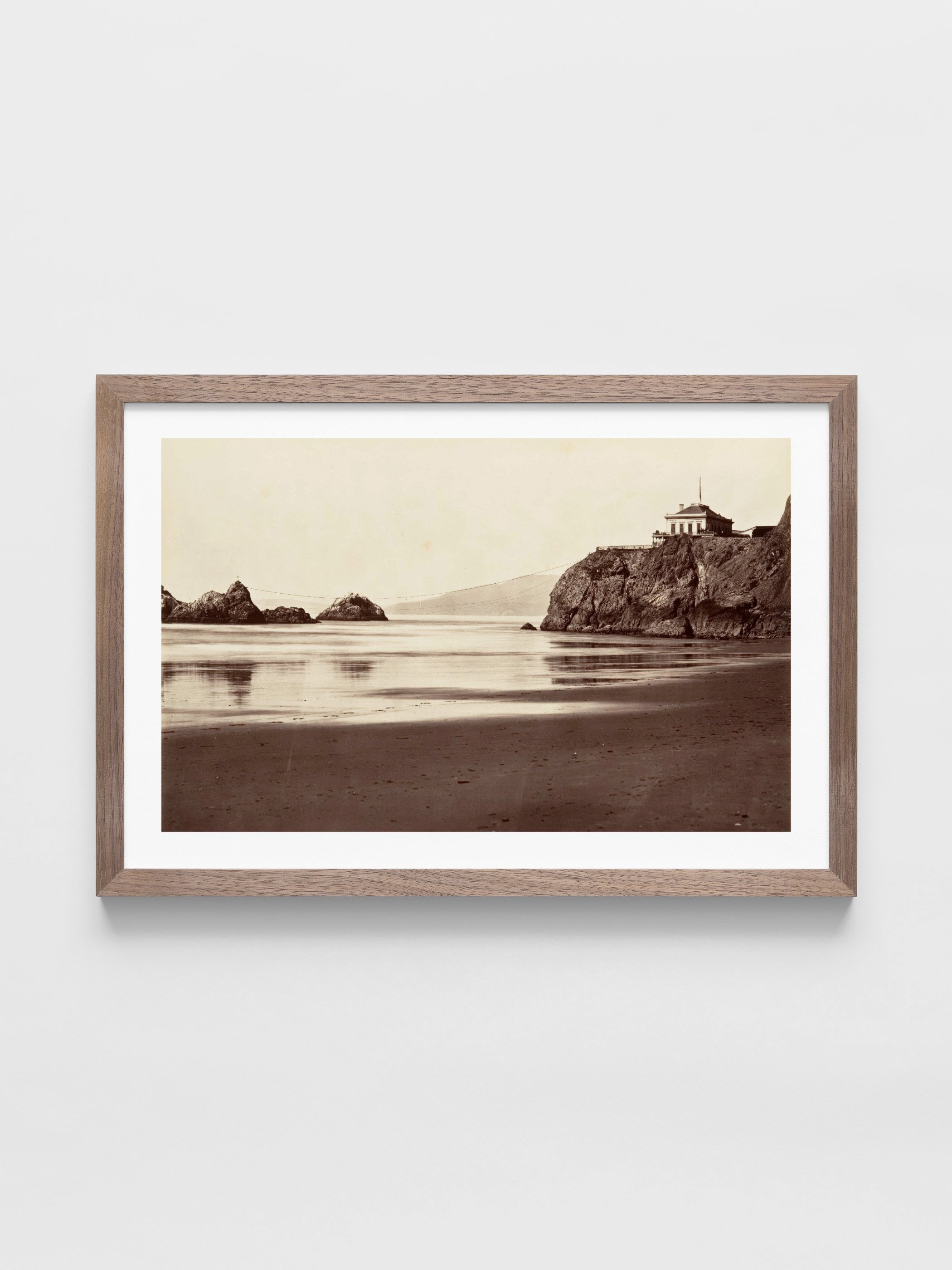 Carleton E. Watkins - Cliff House and Seal Rock