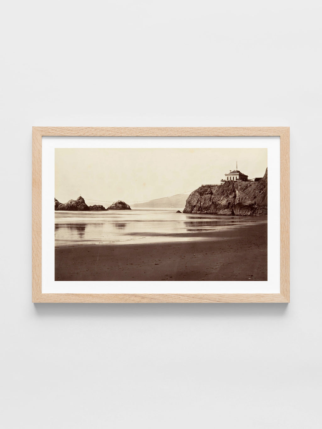 Carleton E. Watkins - Cliff House and Seal Rock