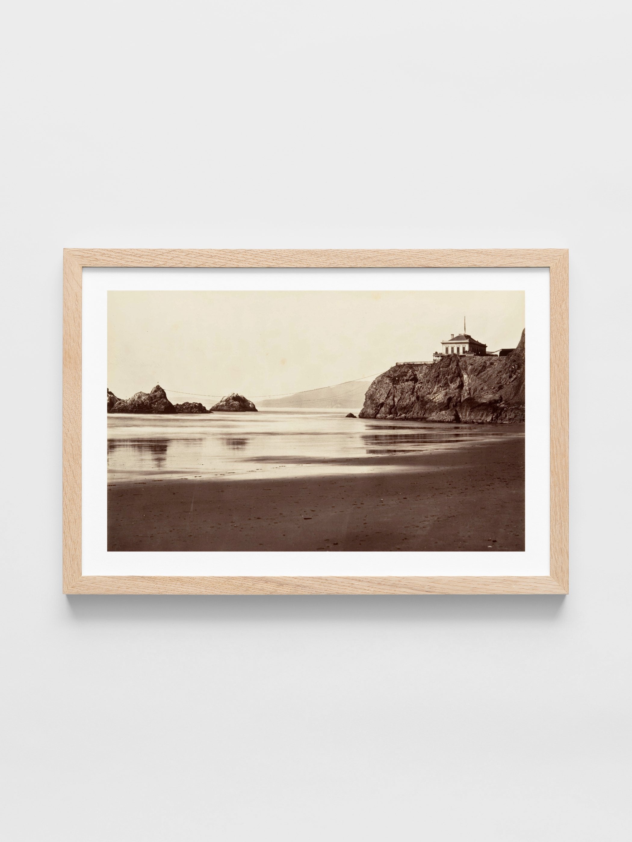 Carleton E. Watkins - Cliff House and Seal Rock