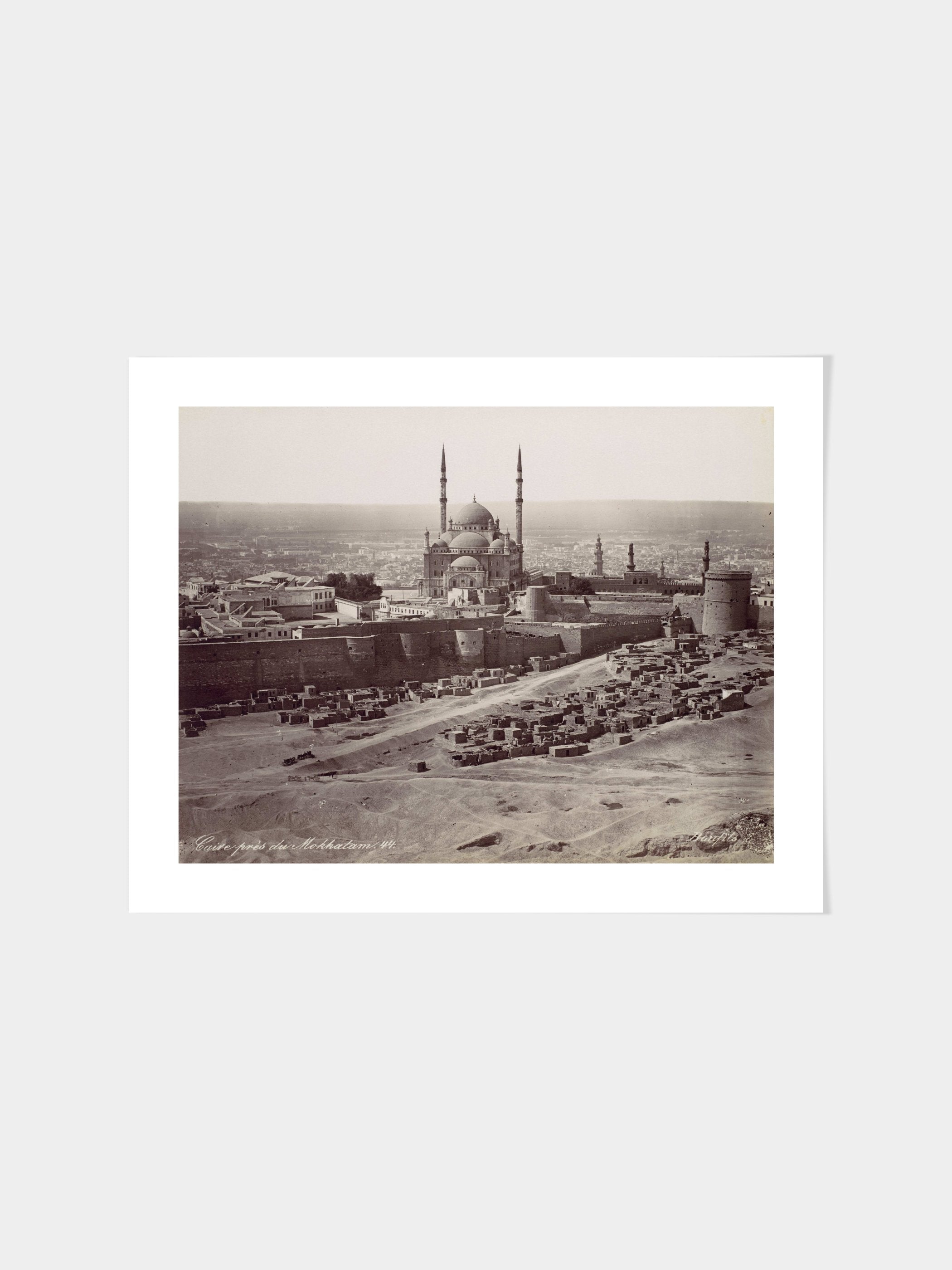 Félix Bonfils - Caire près du Mokkatam