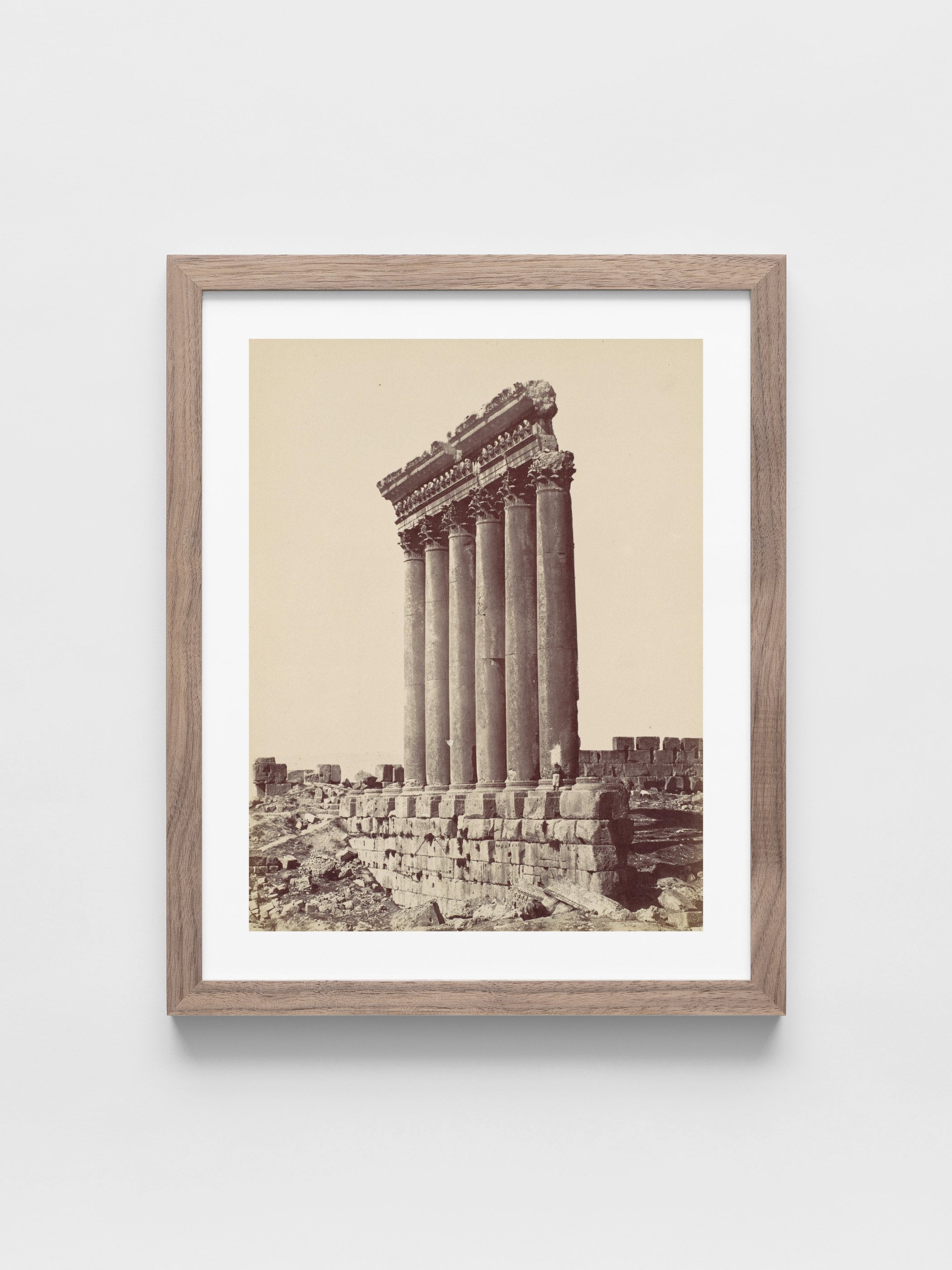 Félix Bonfils - The Temple of the Sun at Baalbec