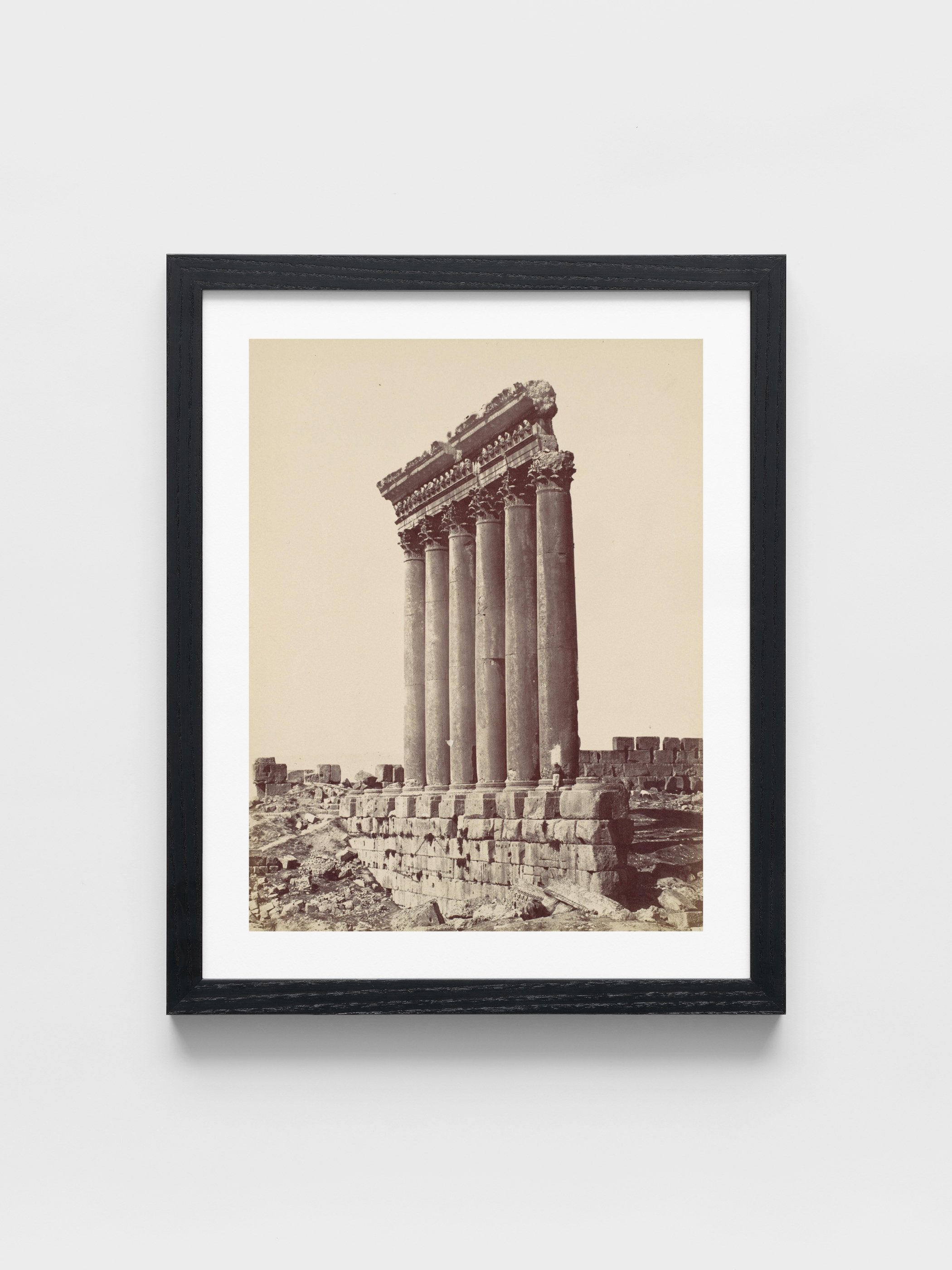 Félix Bonfils - The Temple of the Sun at Baalbec