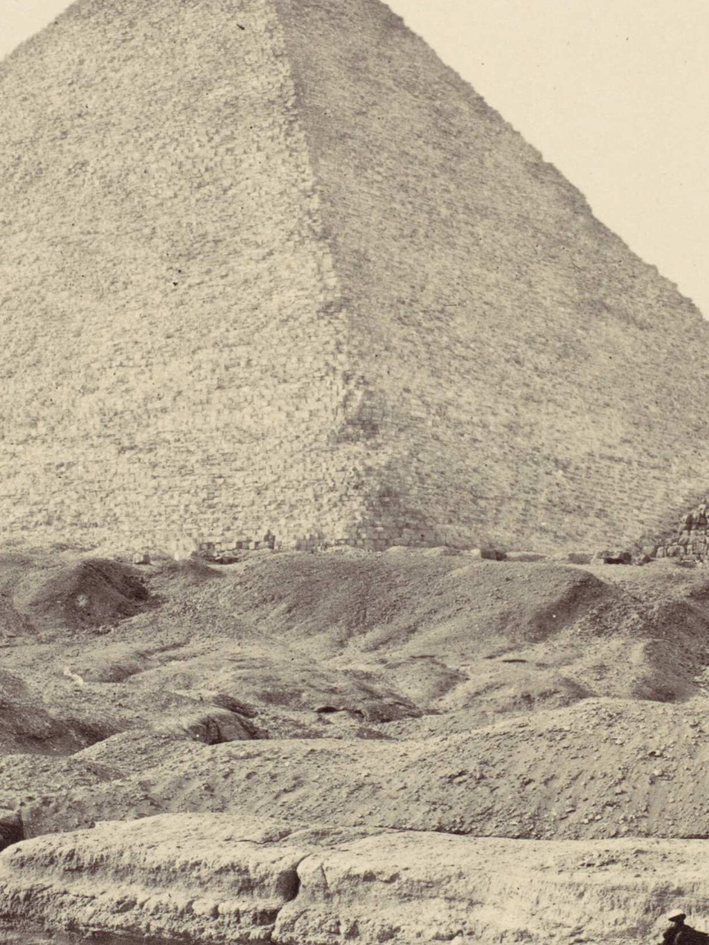 Francis Frith - The Sphynx and Great Pyramid, Geezeh