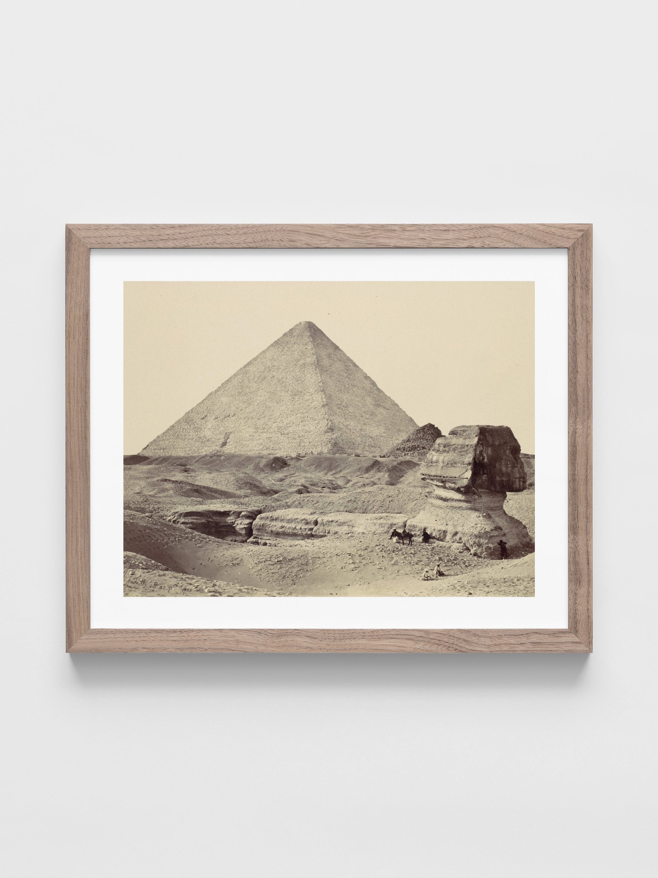 Francis Frith - The Sphynx and Great Pyramid, Geezeh